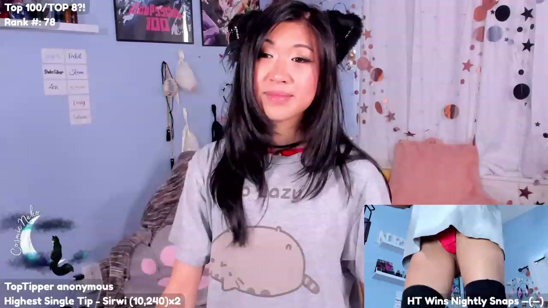 Gallery image thumbnail from CosmicNeko's myfreecams stream on, 07/18/2023, 18:30 image 2 of 20