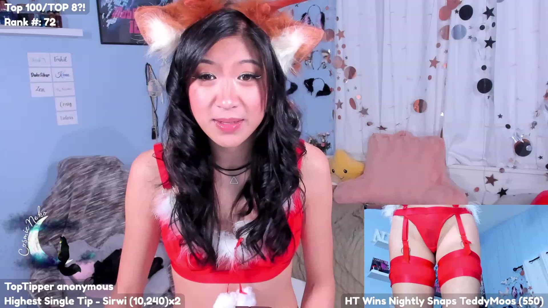 Gallery image thumbnail from CosmicNeko's myfreecams stream on, 07/19/2023, 19:48 image 19 of 20