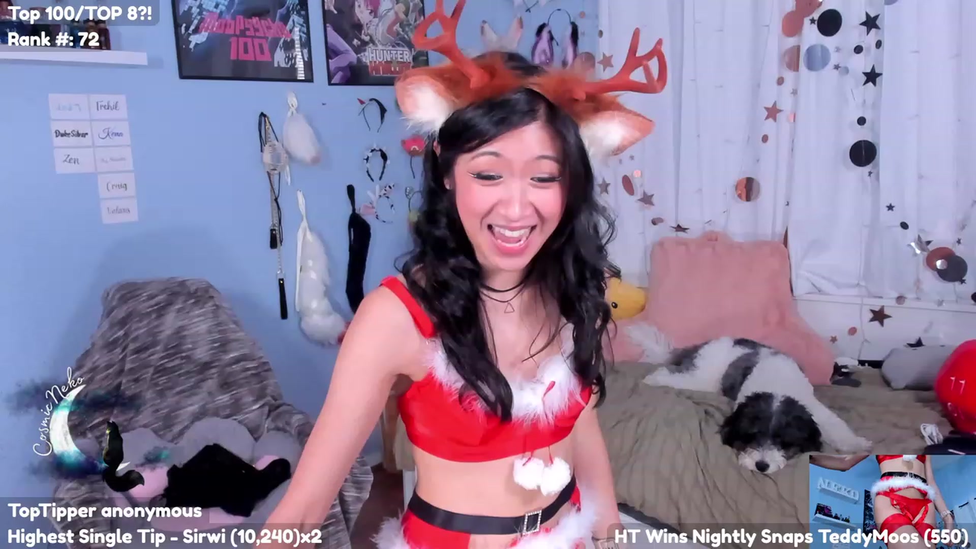 Gallery image thumbnail from CosmicNeko's myfreecams stream on, 07/19/2023, 20:14 image 2 of 20