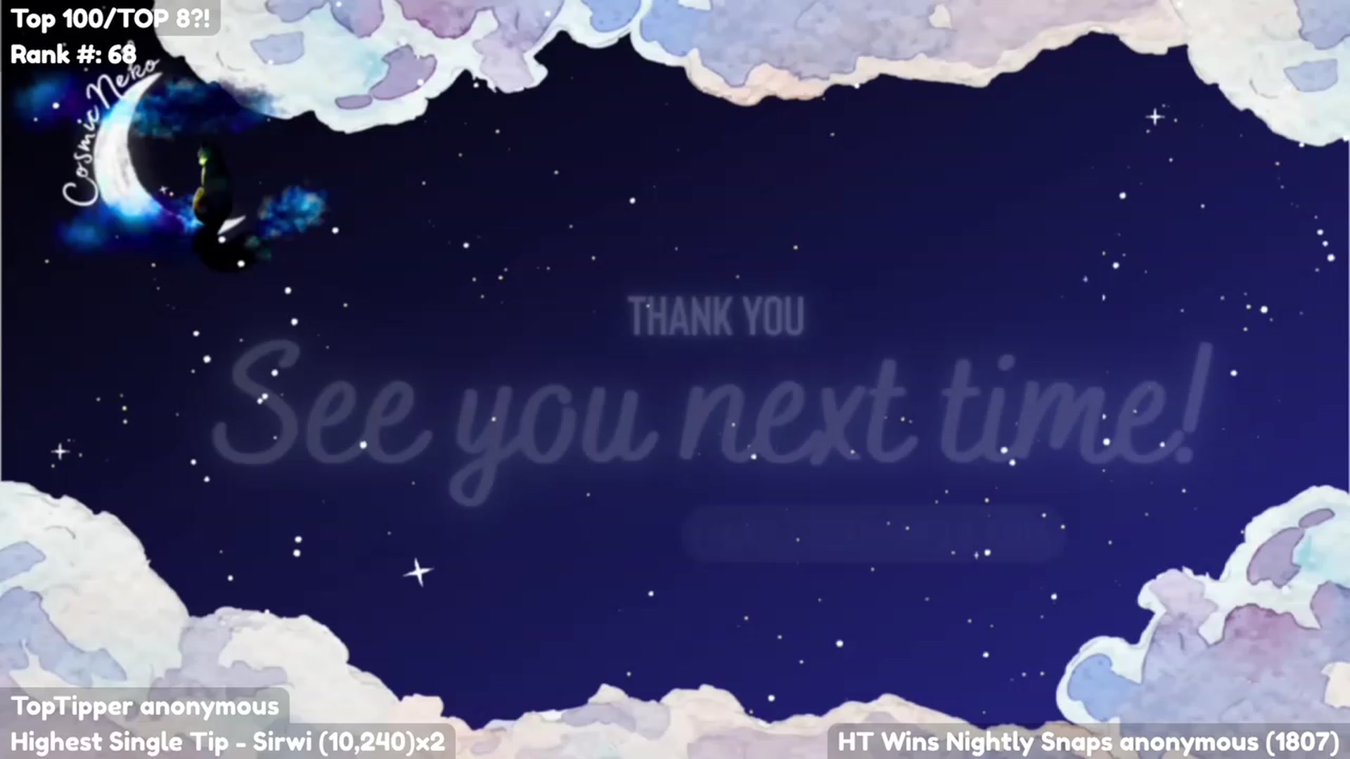 Gallery image thumbnail from CosmicNeko's myfreecams stream on, 07/23/2023, 05:51 image 17 of 20