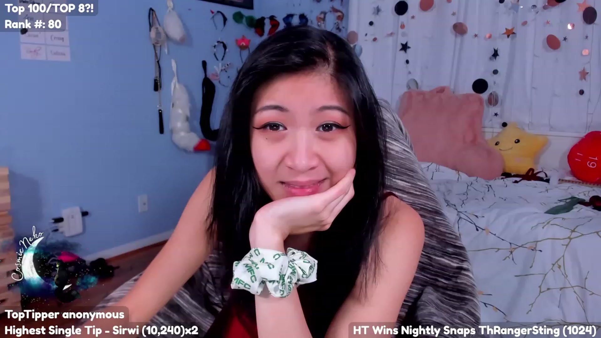 Gallery image thumbnail from CosmicNeko's myfreecams stream on, 07/25/2023, 04:39 image 8 of 20