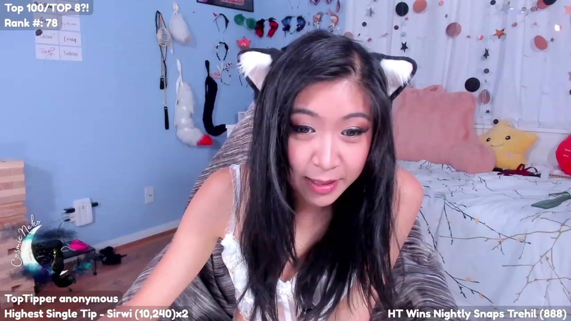 Gallery image thumbnail from CosmicNeko's myfreecams stream on, 07/25/2023, 19:54 image 15 of 20