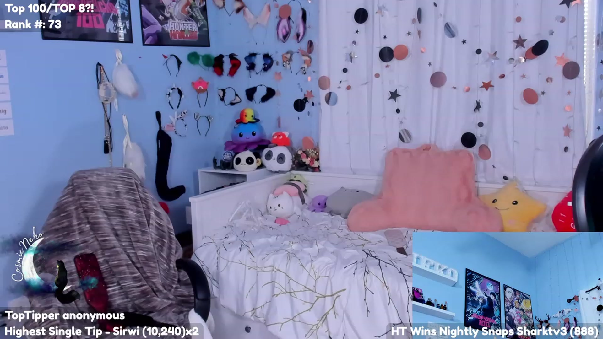 Gallery image thumbnail from CosmicNeko's myfreecams stream on, 07/26/2023, 19:39 image 15 of 20