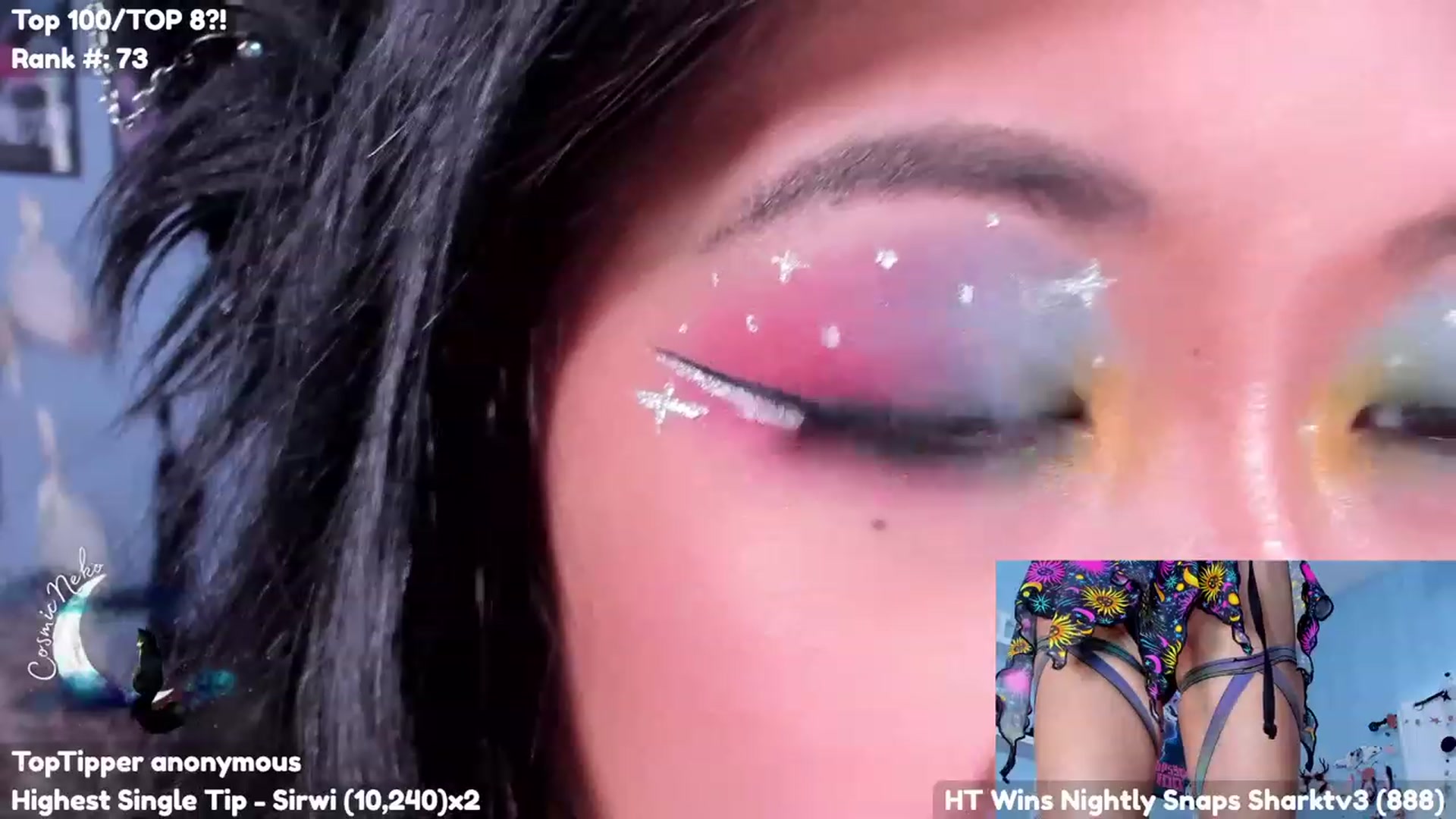 Gallery image thumbnail from CosmicNeko's myfreecams stream on, 07/26/2023, 19:39 image 9 of 20