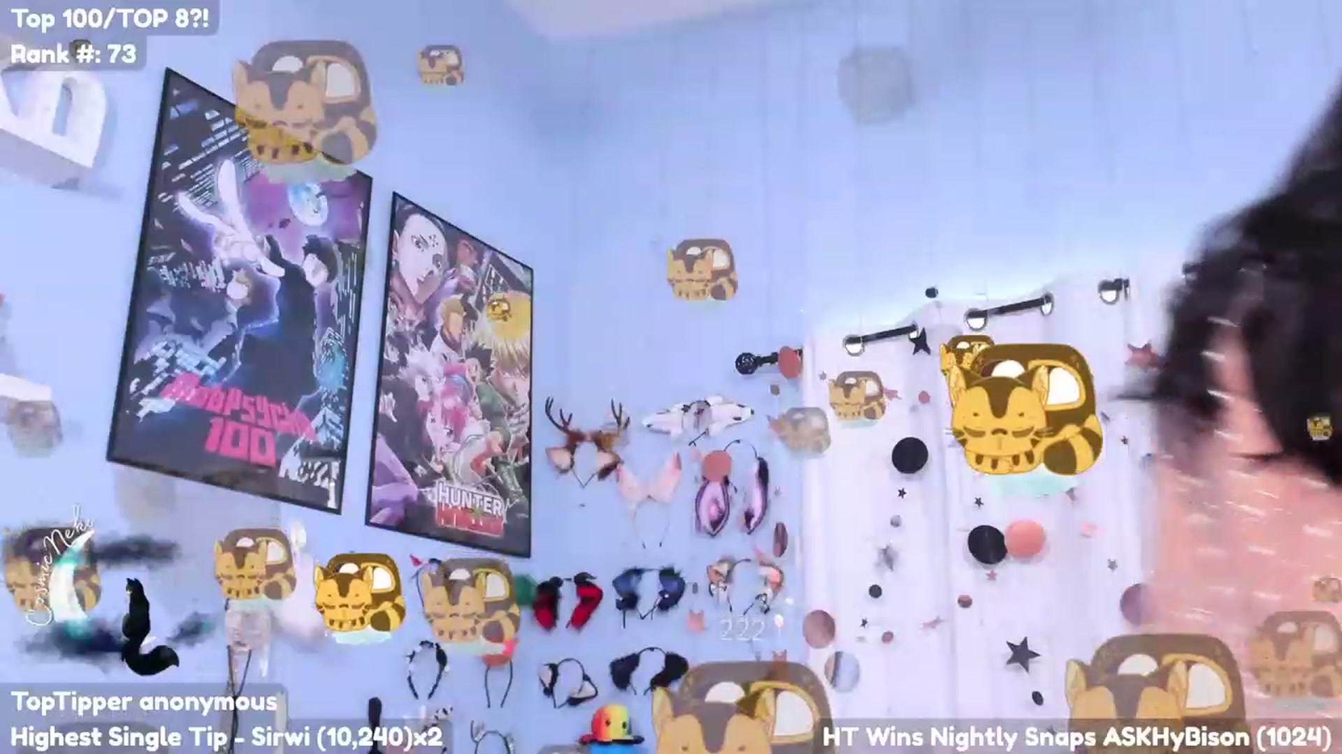 Gallery image thumbnail from CosmicNeko's myfreecams stream on, 07/27/2023, 22:40 image 15 of 20