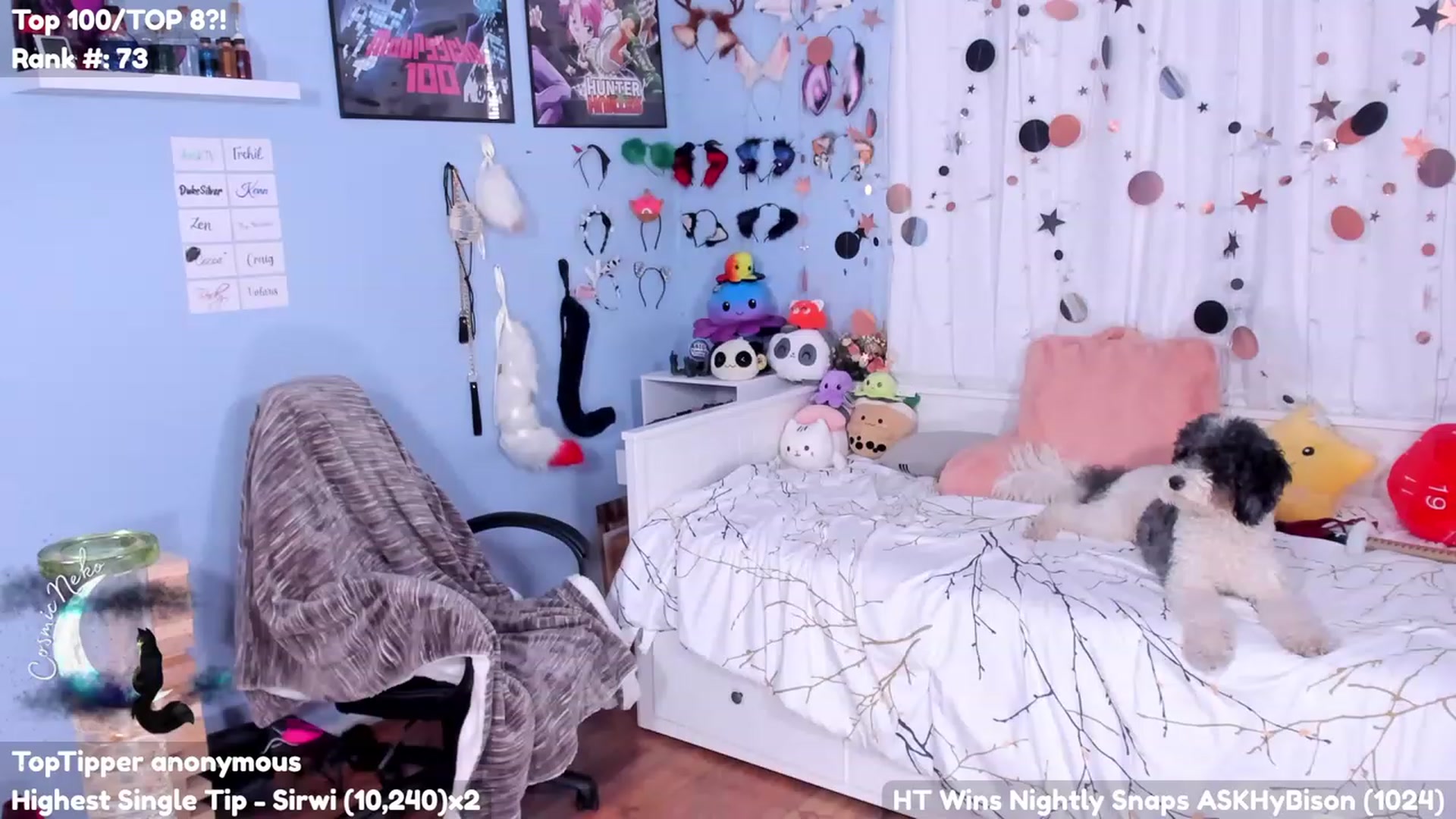 Gallery image thumbnail from CosmicNeko's myfreecams stream on, 07/27/2023, 22:40 image 2 of 20