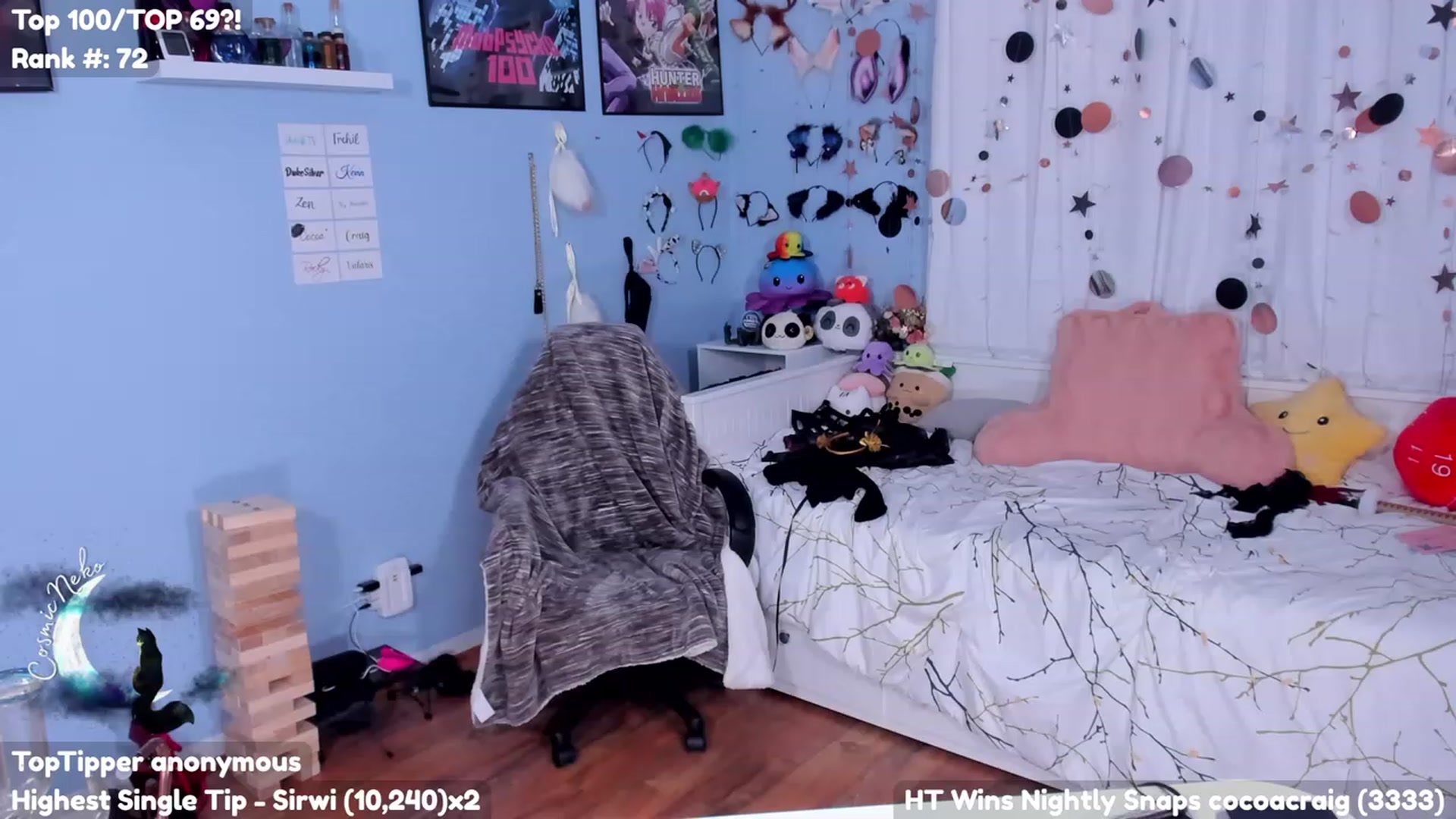 Gallery image thumbnail from CosmicNeko's myfreecams stream on, 07/29/2023, 04:20 image 19 of 20