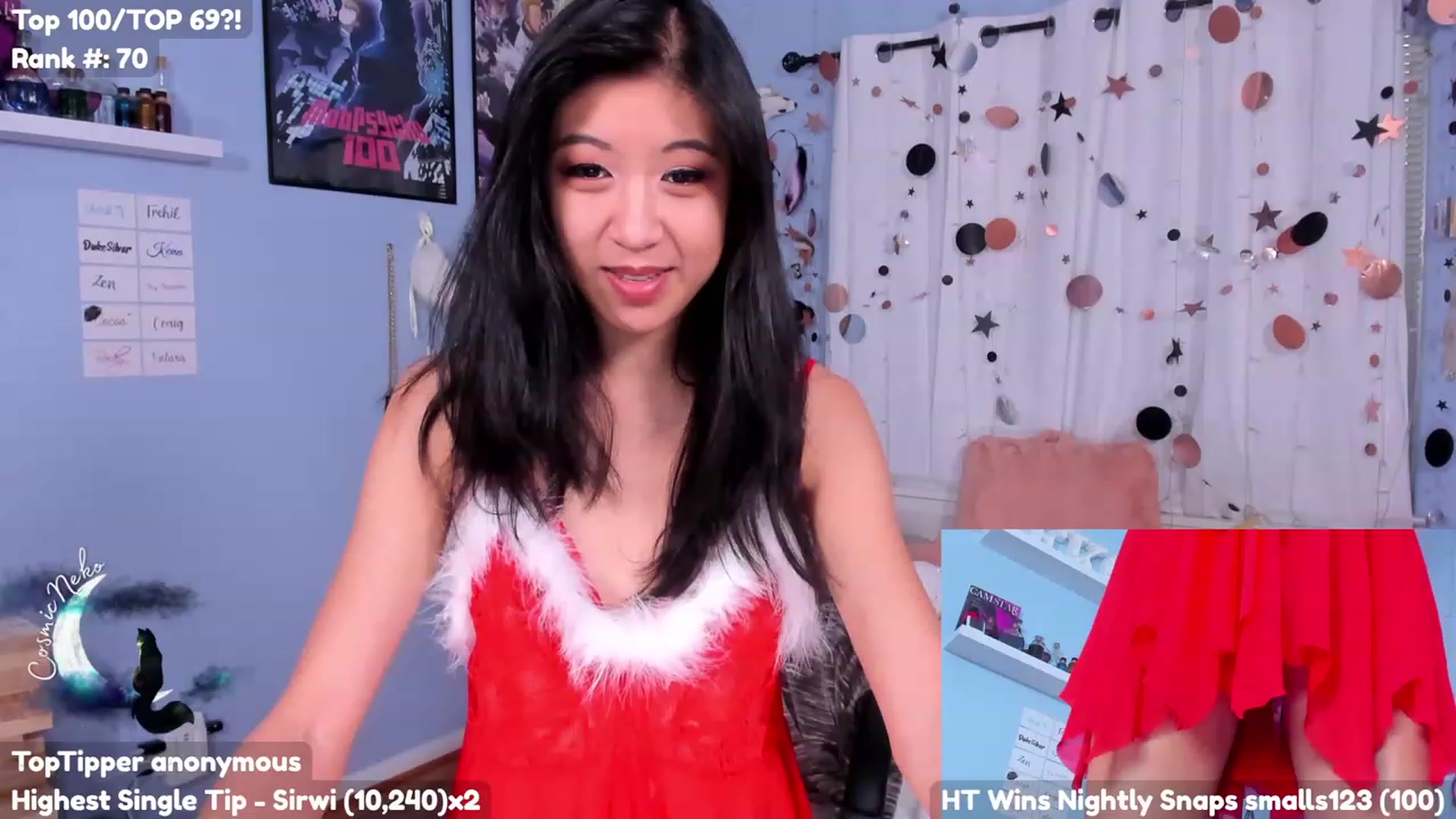 Gallery image thumbnail from CosmicNeko's myfreecams stream on, 07/31/2023, 04:19 image 6 of 20