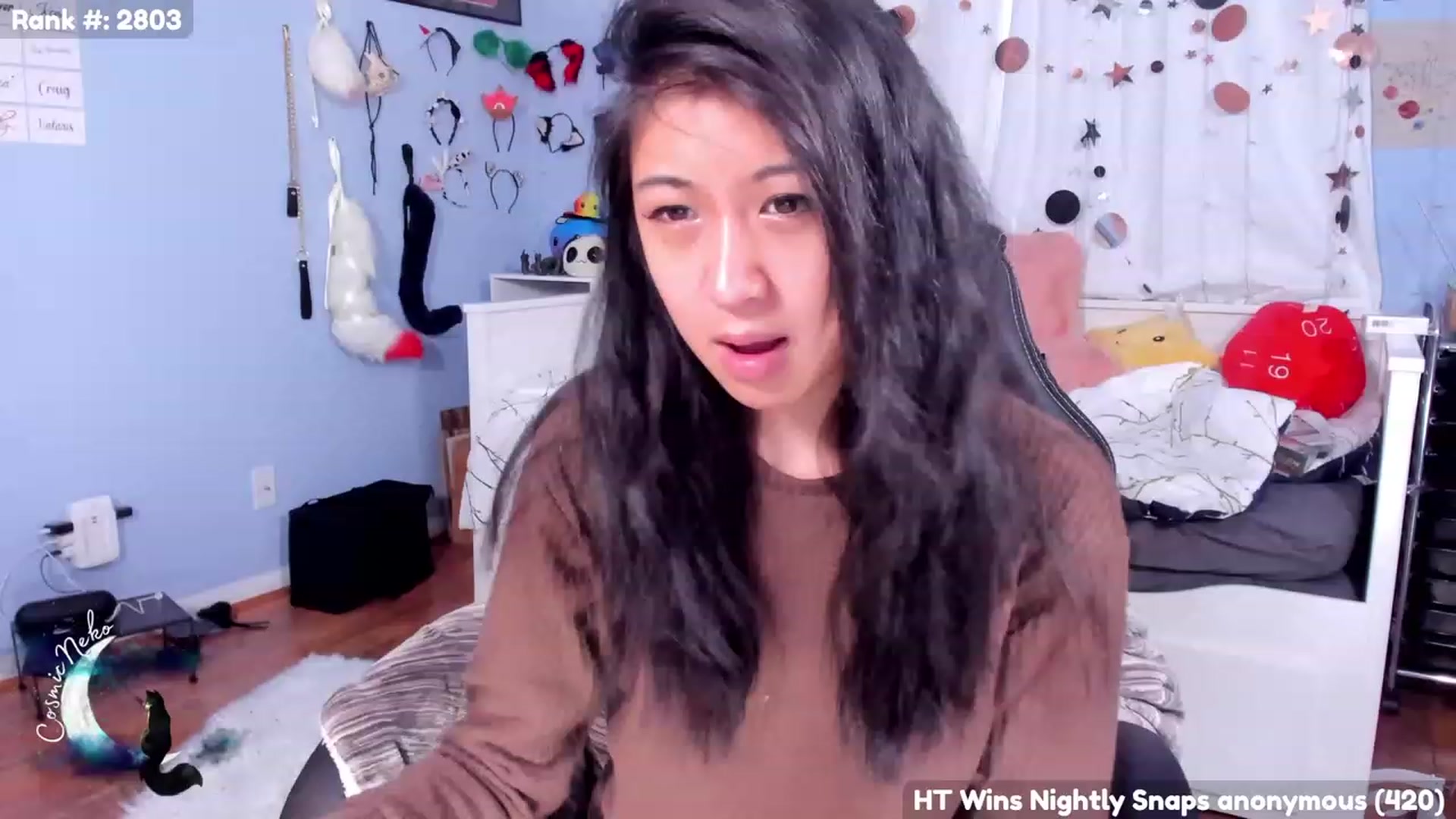 Gallery image thumbnail from CosmicNeko's myfreecams stream on, 08/22/2023, 19:09 image 19 of 20