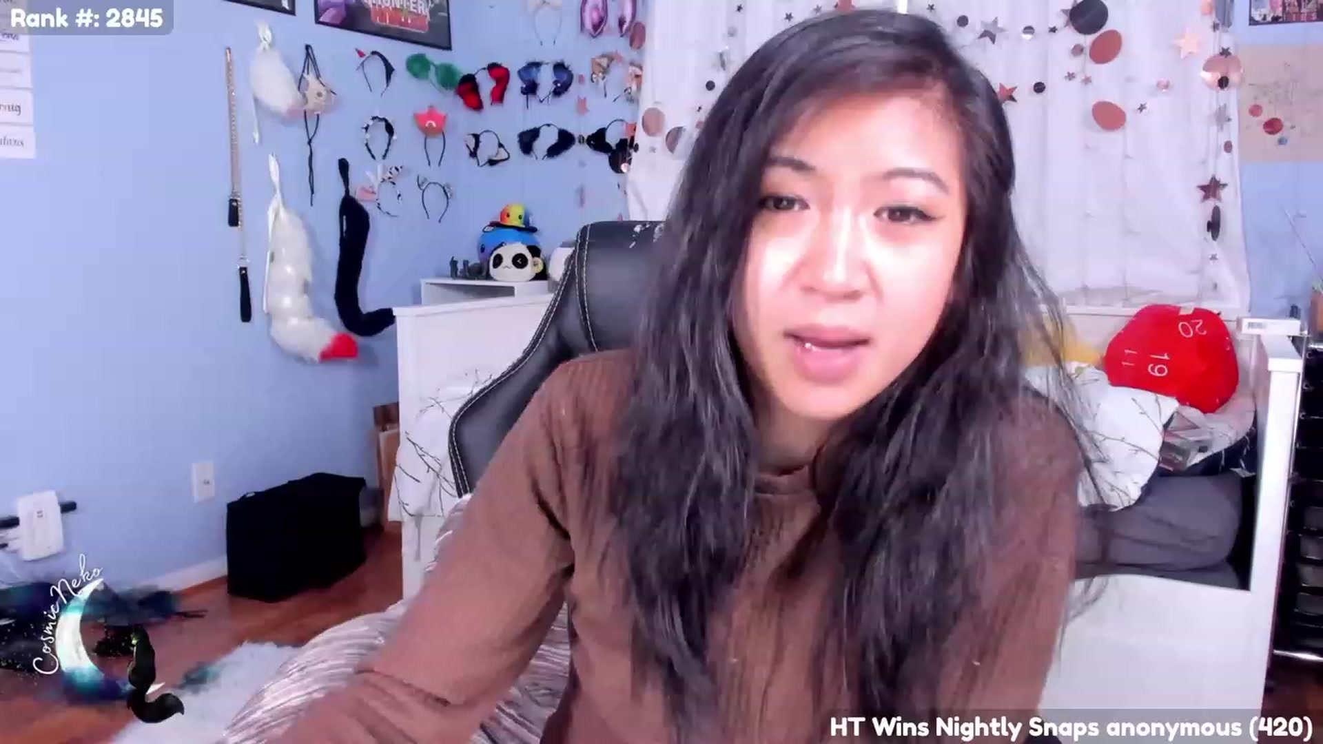 Gallery image thumbnail from CosmicNeko's myfreecams stream on, 08/22/2023, 19:09 image 12 of 20