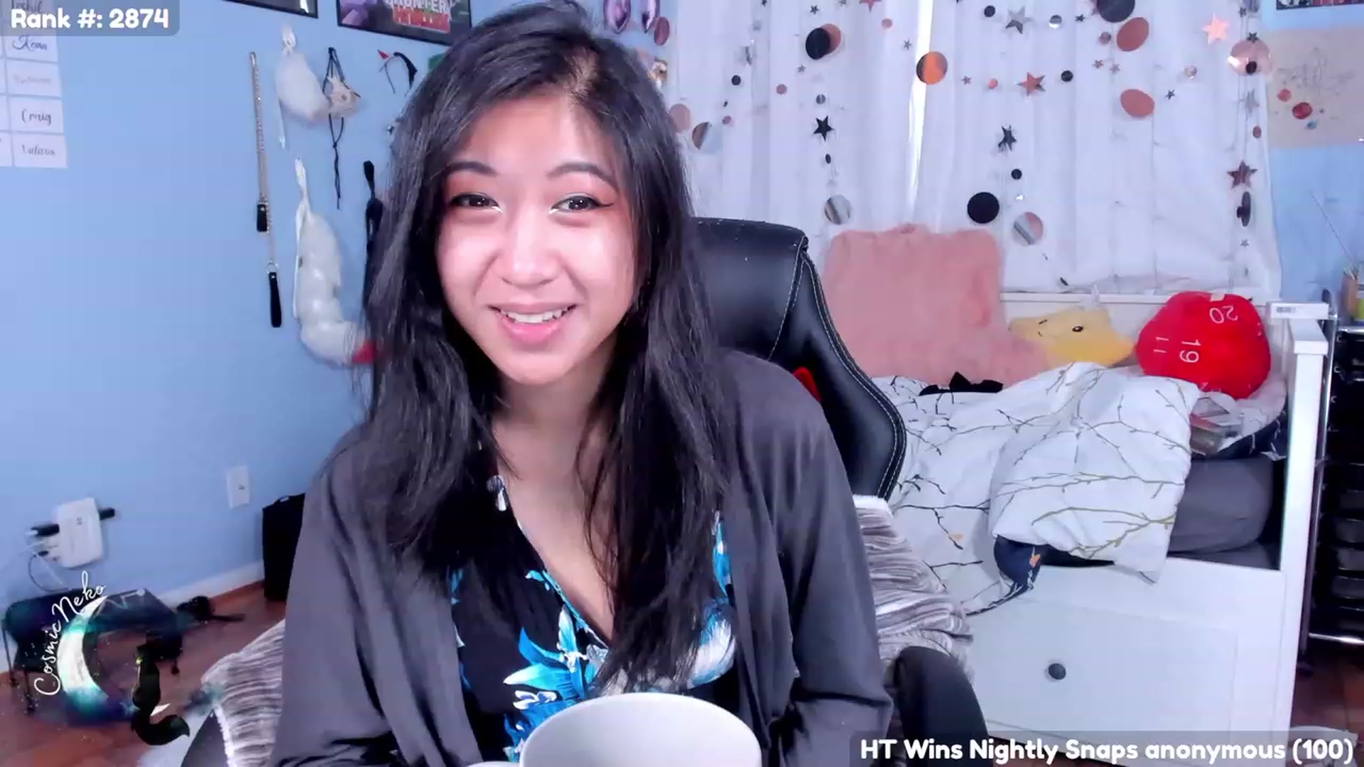 Gallery image thumbnail from CosmicNeko's myfreecams stream on, 08/23/2023, 18:41 image 1 of 20