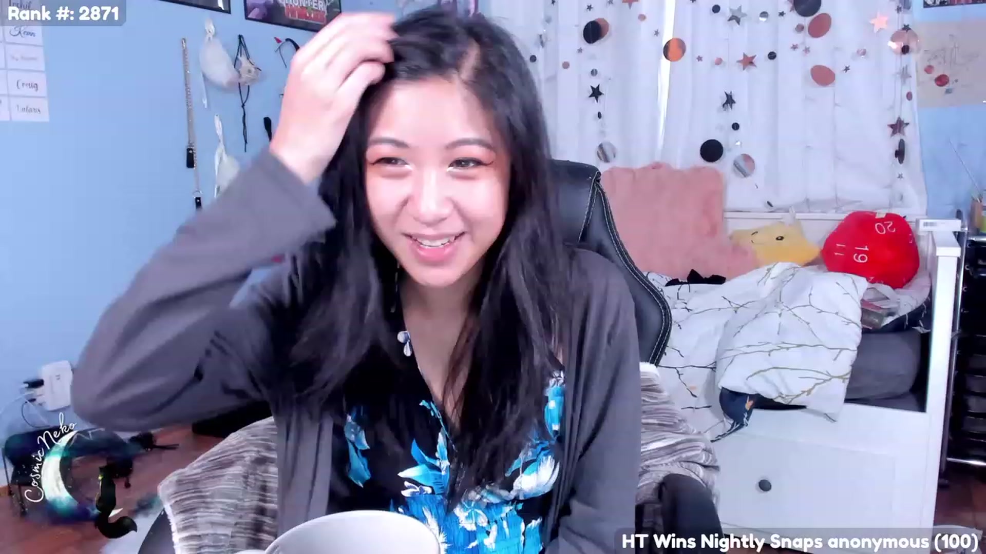 Gallery image thumbnail from CosmicNeko's myfreecams stream on, 08/23/2023, 18:41 image 2 of 20
