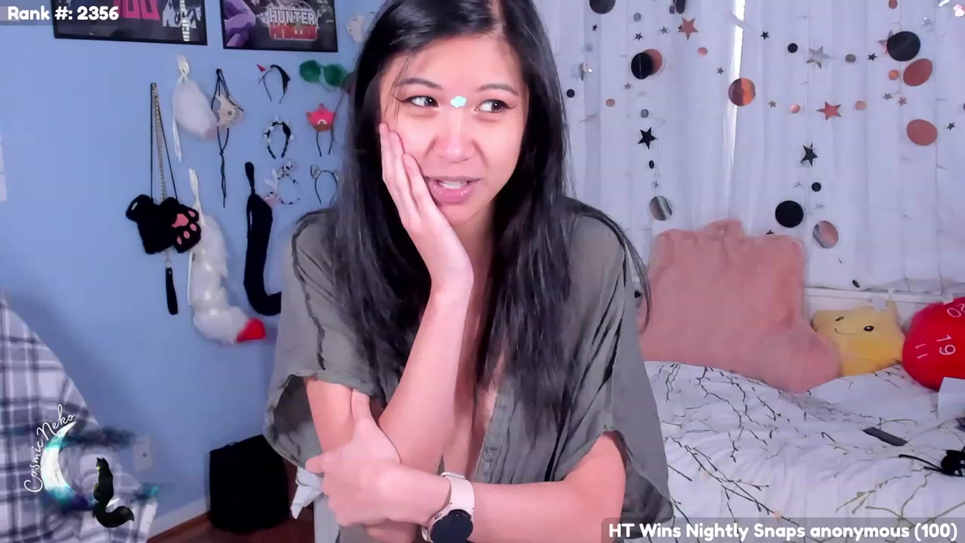 Gallery image thumbnail from CosmicNeko's myfreecams stream on, 08/27/2023, 20:07 image 1 of 20