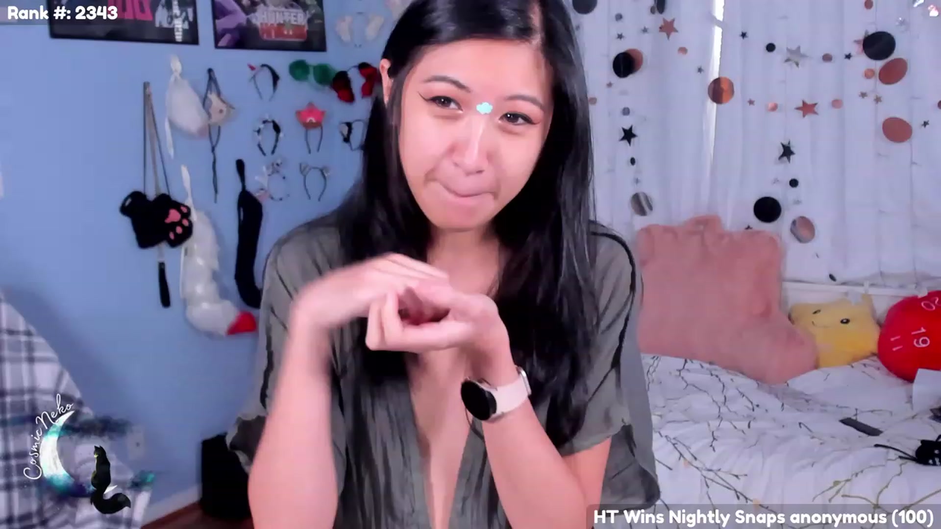 Gallery image thumbnail from CosmicNeko's myfreecams stream on, 08/27/2023, 20:07 image 2 of 20