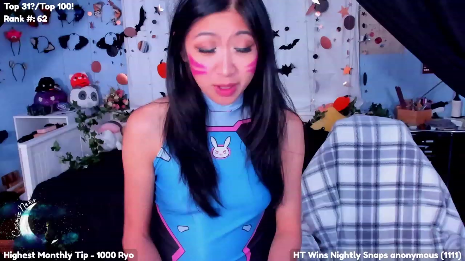 Gallery image thumbnail from CosmicNeko's myfreecams stream on, 10/03/2023, 03:12 image 13 of 20