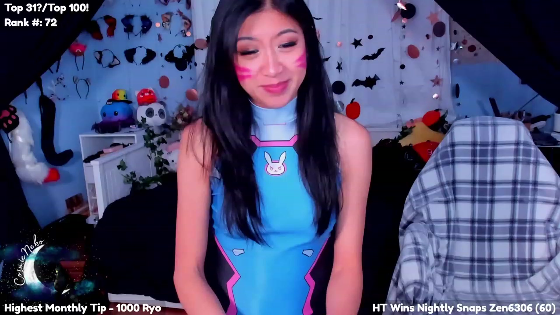Gallery image thumbnail from CosmicNeko's myfreecams stream on, 10/03/2023, 03:12 image 3 of 20