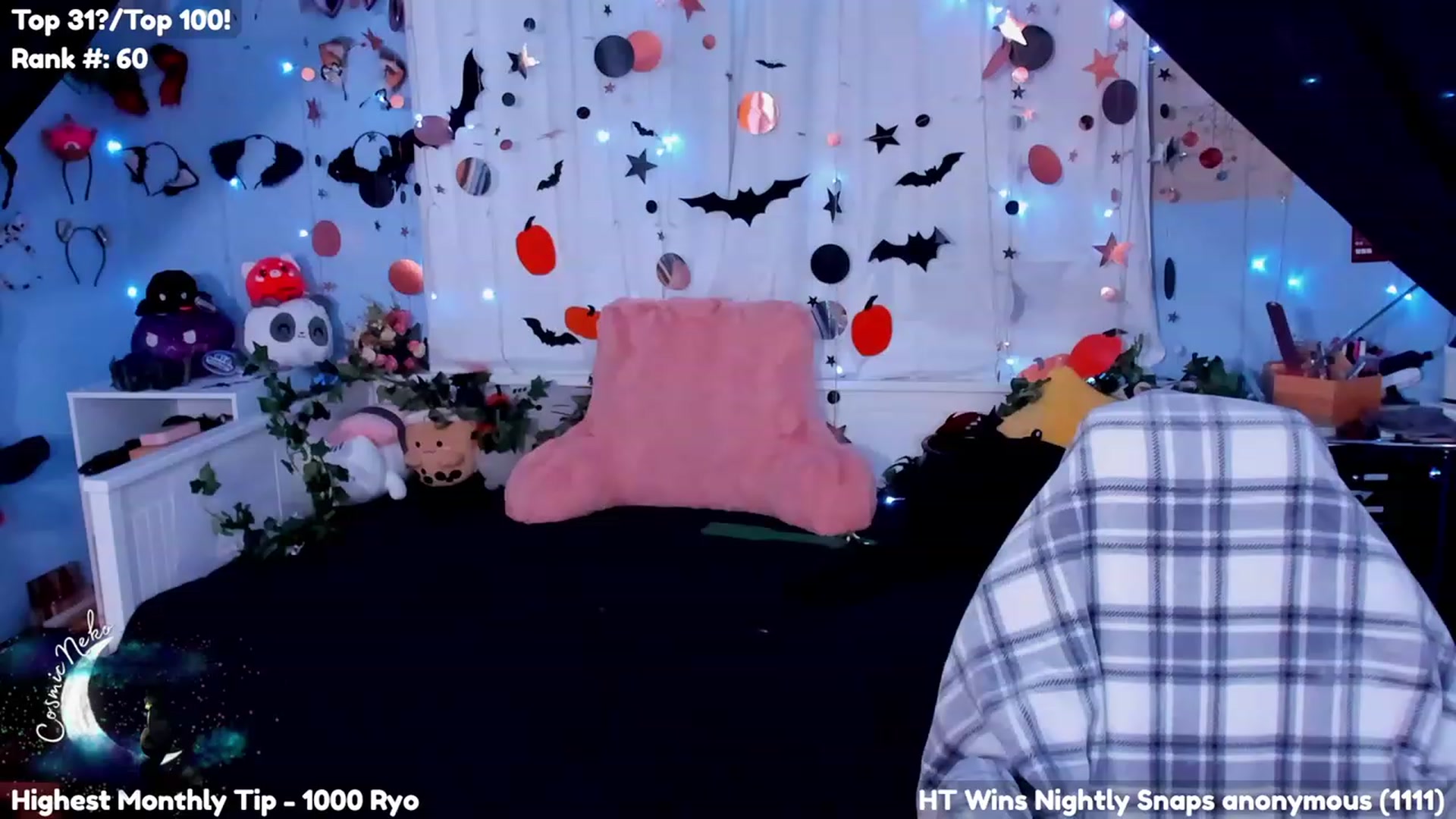 Gallery image thumbnail from CosmicNeko's myfreecams stream on, 10/03/2023, 03:12 image 19 of 20