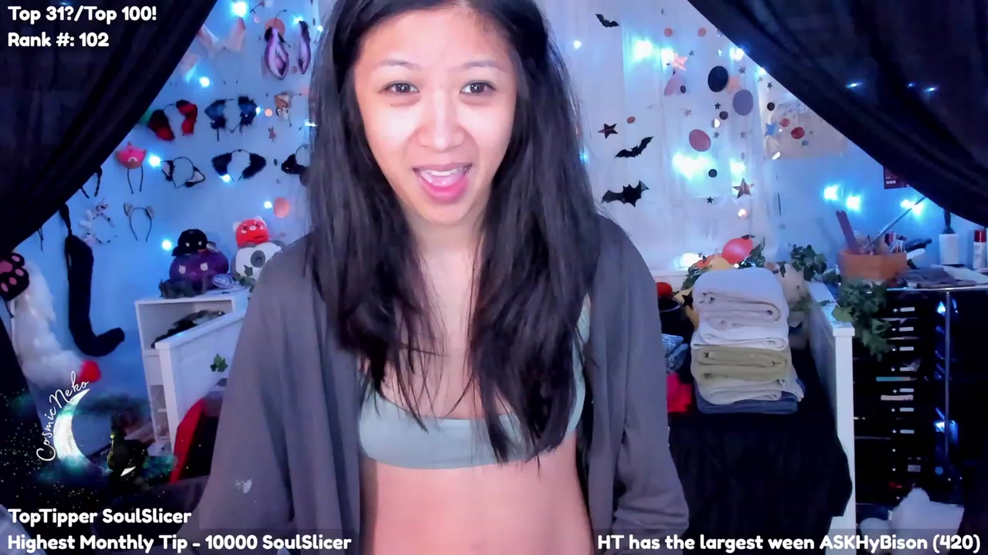 Gallery image thumbnail from CosmicNeko's myfreecams stream on, 10/05/2023, 20:21 image 7 of 20