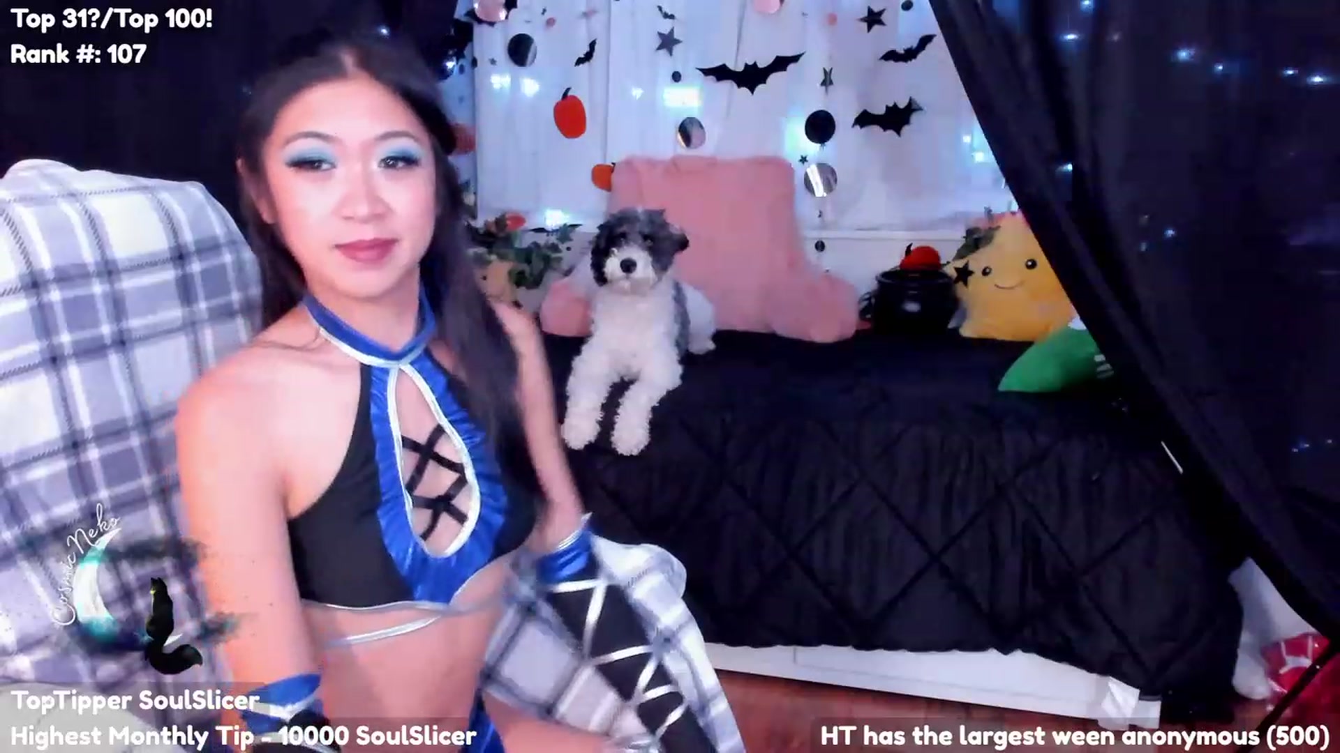 Gallery image thumbnail from CosmicNeko's myfreecams stream on, 10/06/2023, 02:26 image 9 of 20