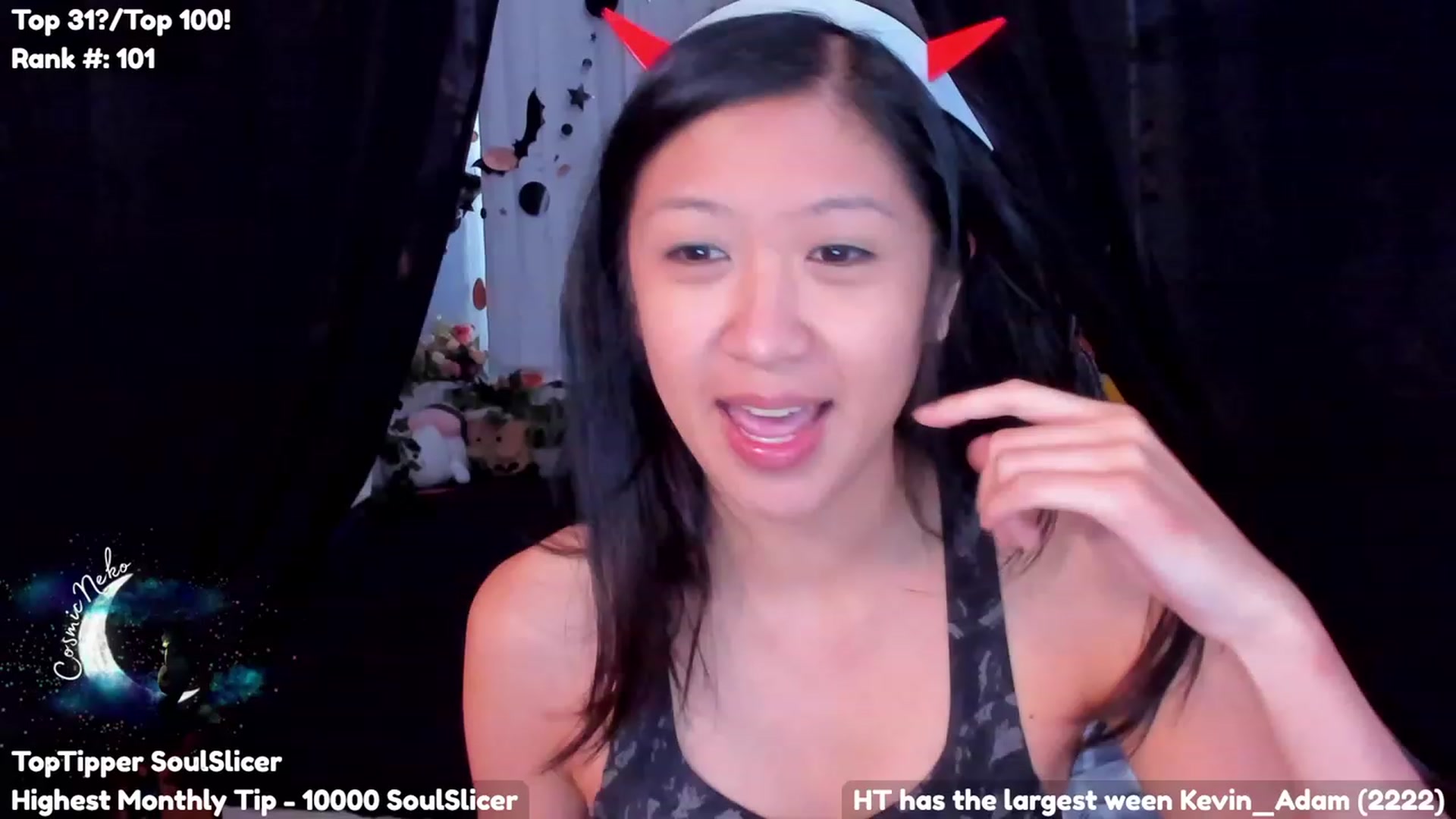 Gallery image thumbnail from CosmicNeko's myfreecams stream on, 10/06/2023, 19:12 image 2 of 20