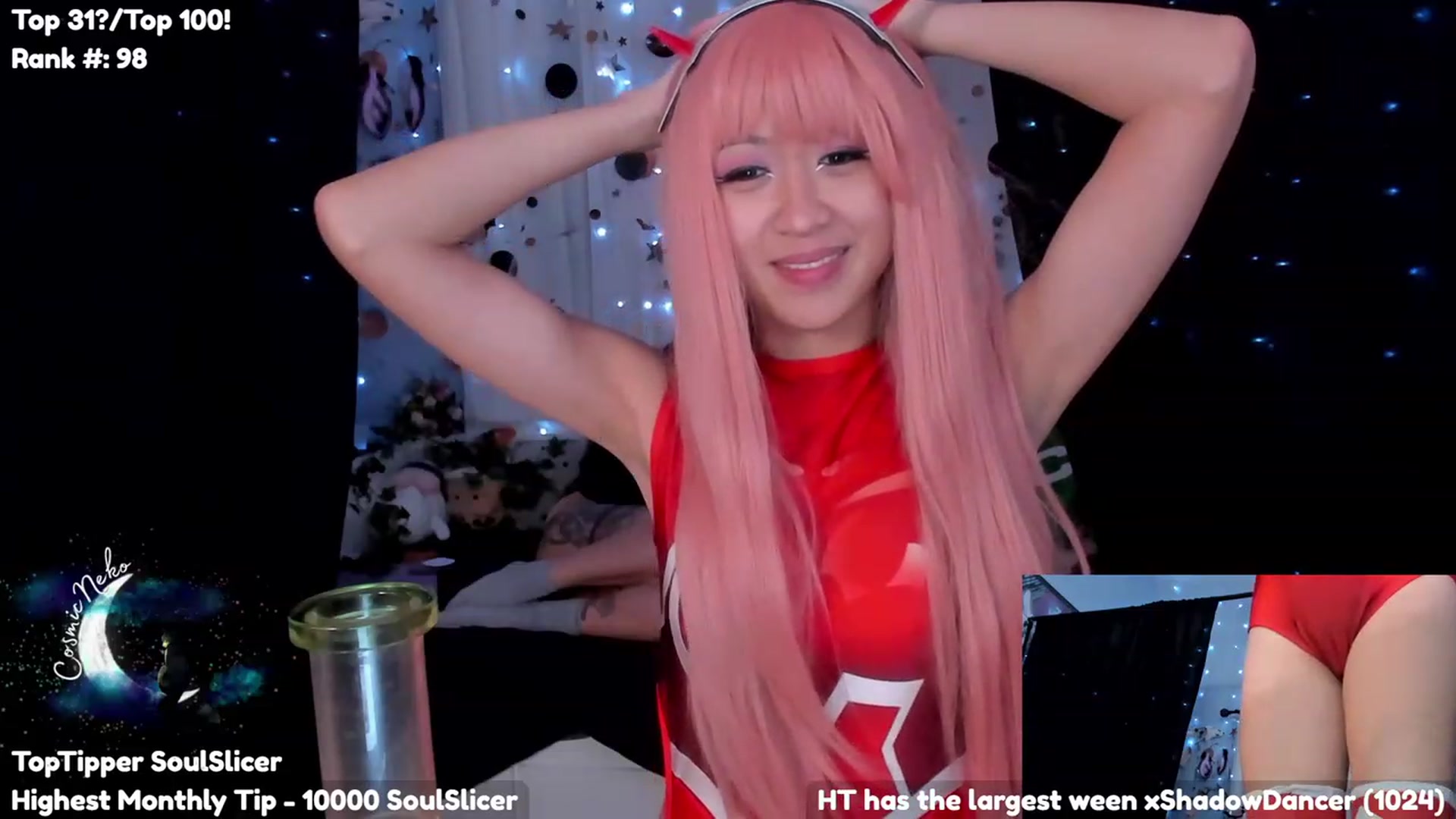 Gallery image thumbnail from CosmicNeko's myfreecams stream on, 10/07/2023, 04:18 image 19 of 20