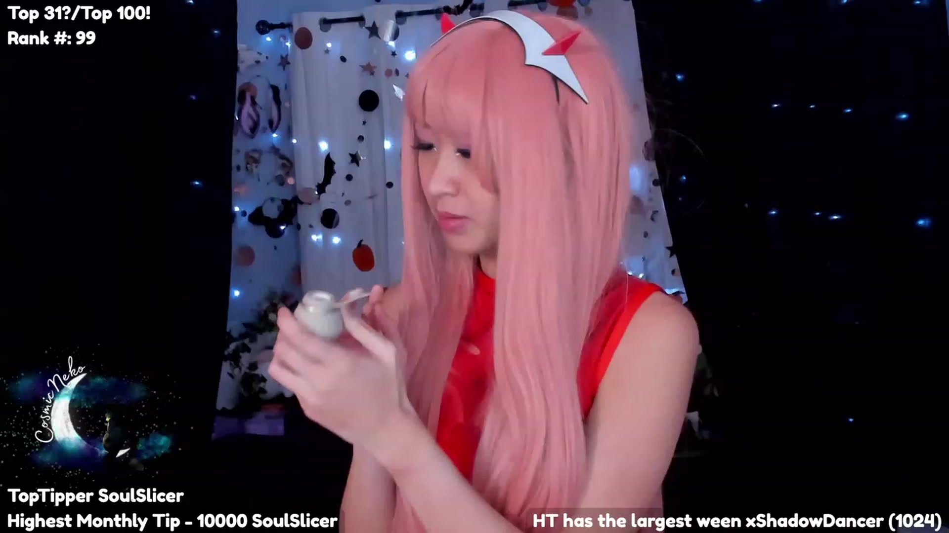 Gallery image thumbnail from CosmicNeko's myfreecams stream on, 10/07/2023, 04:18 image 14 of 20