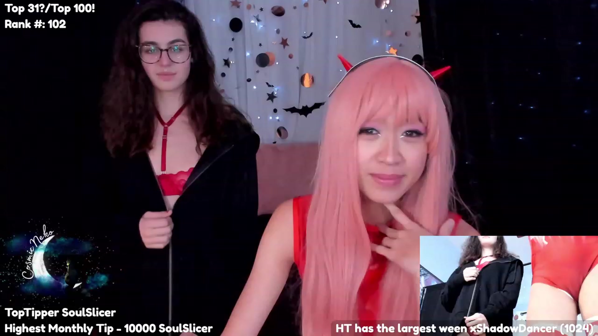 Gallery image thumbnail from CosmicNeko's myfreecams stream on, 10/07/2023, 04:18 image 1 of 20