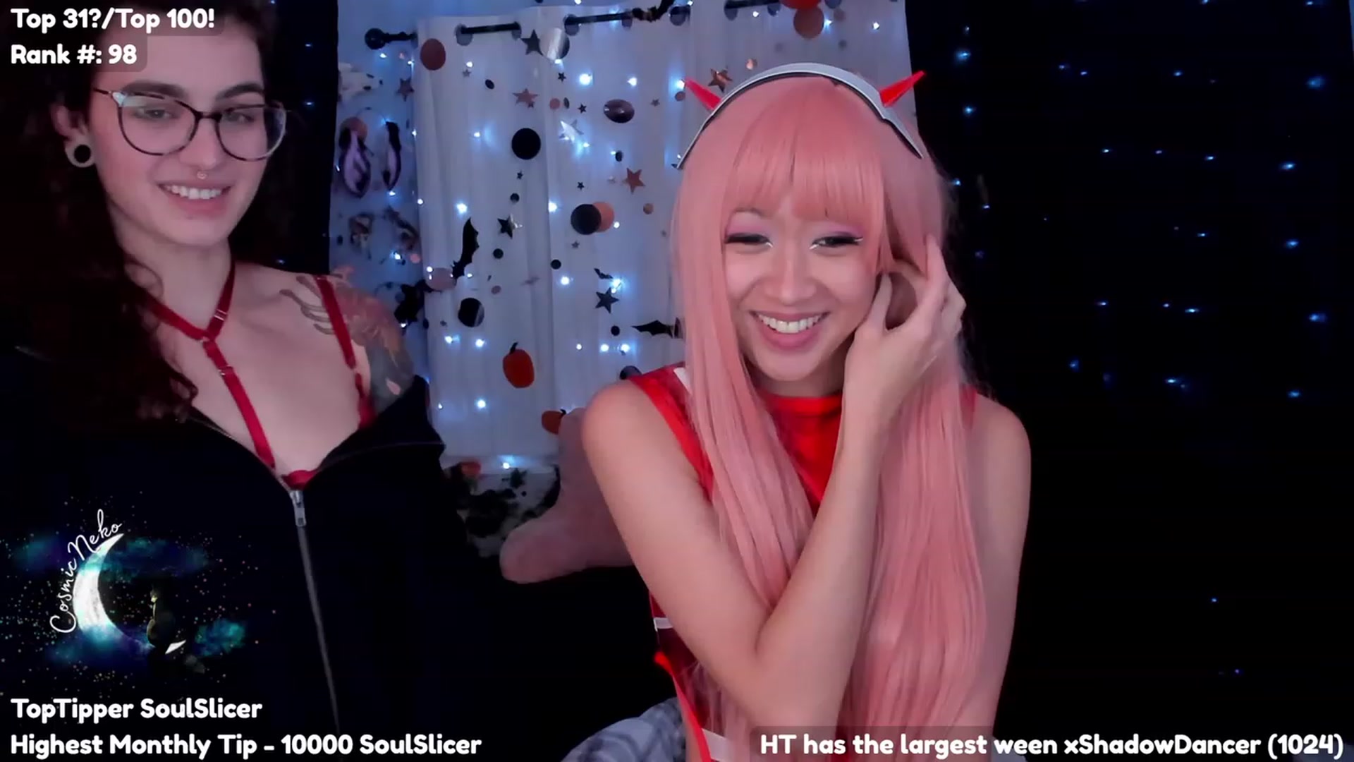 Gallery image thumbnail from CosmicNeko's myfreecams stream on, 10/07/2023, 04:18 image 12 of 20