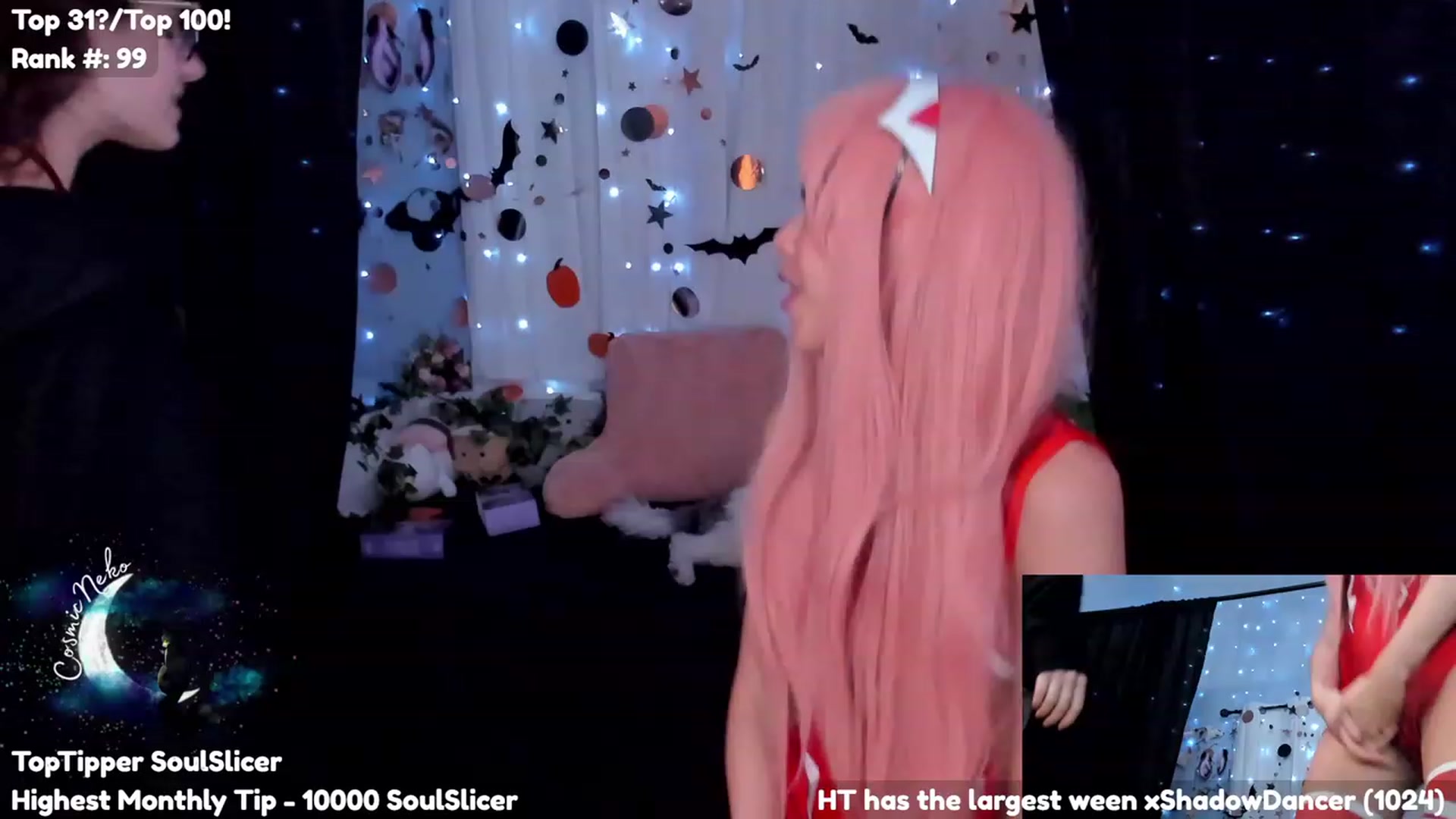 Gallery image thumbnail from CosmicNeko's myfreecams stream on, 10/07/2023, 04:18 image 7 of 20