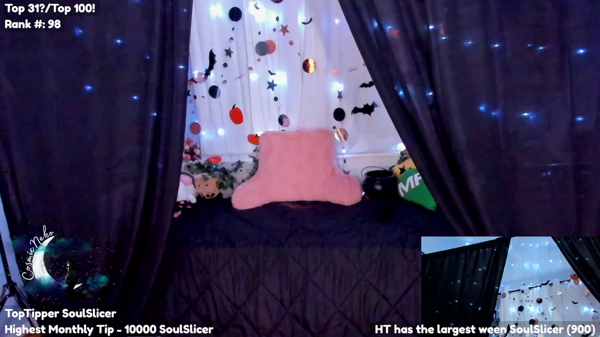 Gallery image thumbnail from CosmicNeko's myfreecams stream on, 10/08/2023, 05:05 image 4 of 20