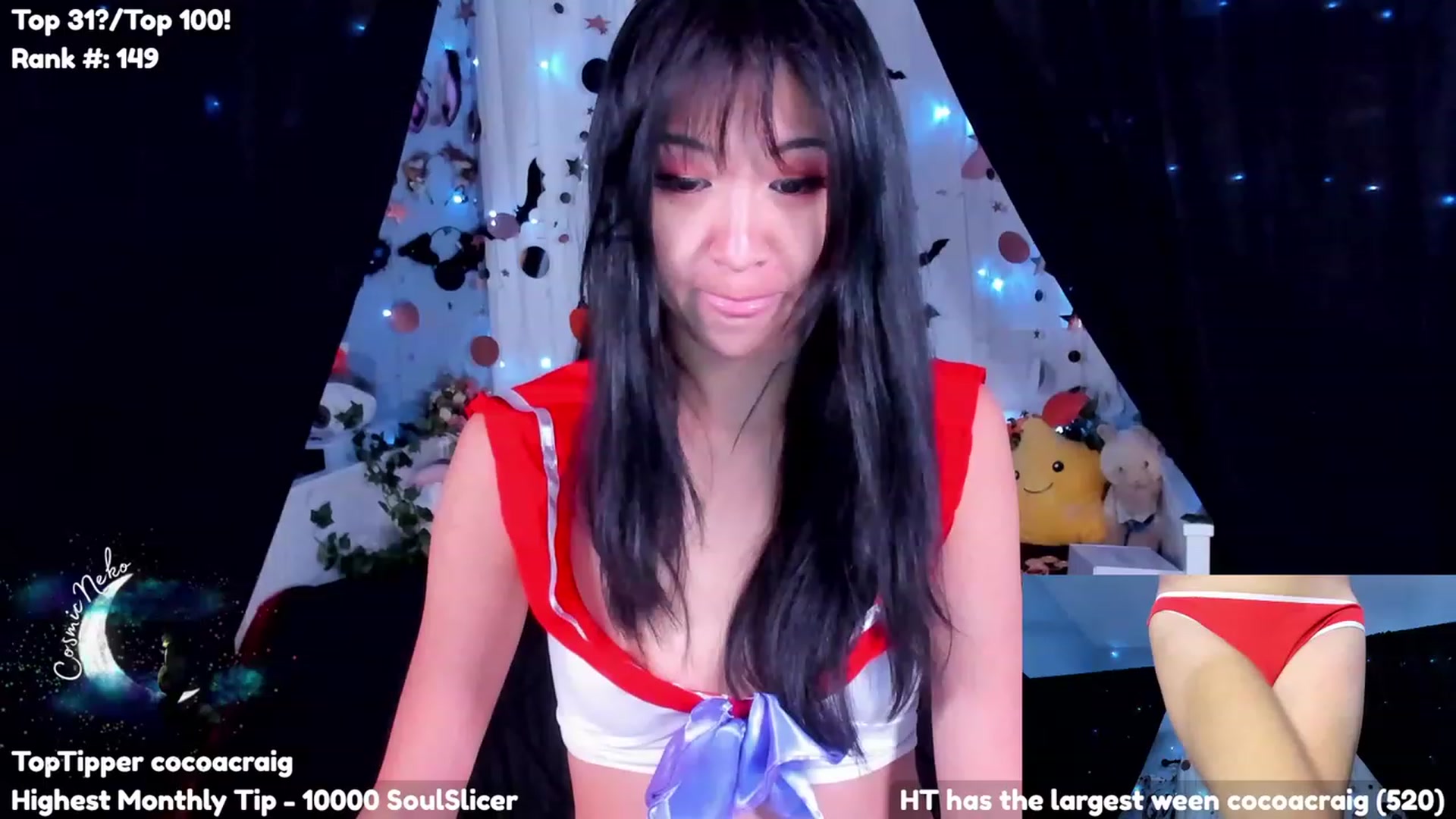 Gallery image thumbnail from CosmicNeko's myfreecams stream on, 10/17/2023, 04:45 image 12 of 20