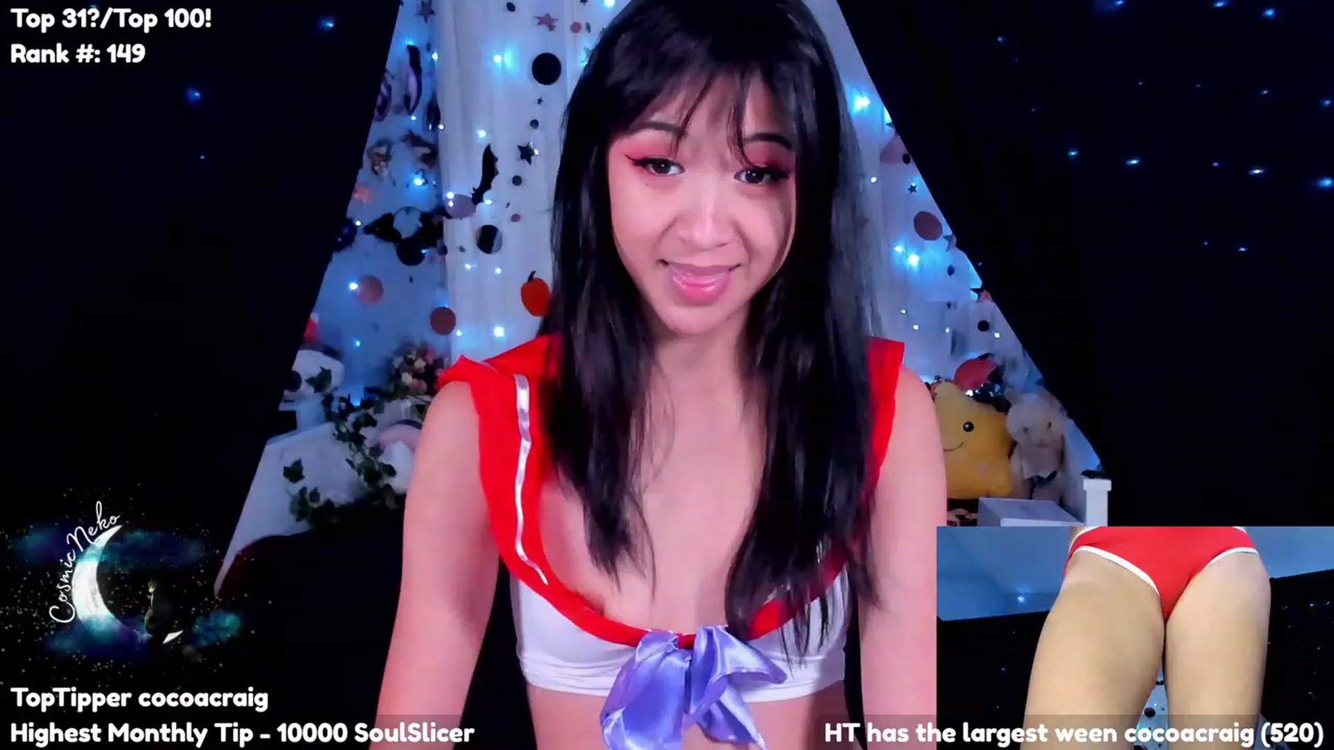 Gallery image thumbnail from CosmicNeko's myfreecams stream on, 10/17/2023, 04:45 image 1 of 20