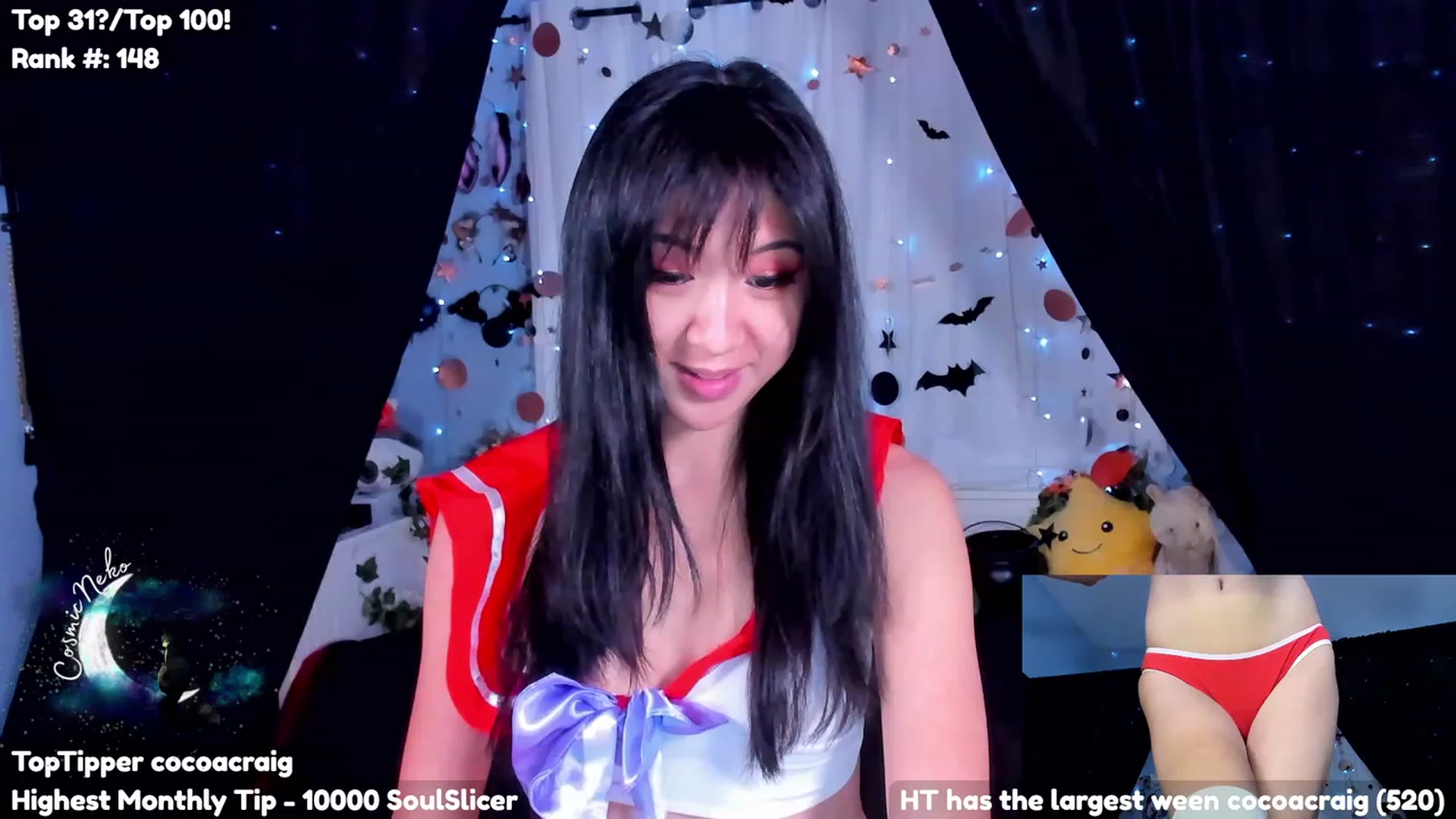 Gallery image thumbnail from CosmicNeko's myfreecams stream on, 10/17/2023, 05:26 image 5 of 20