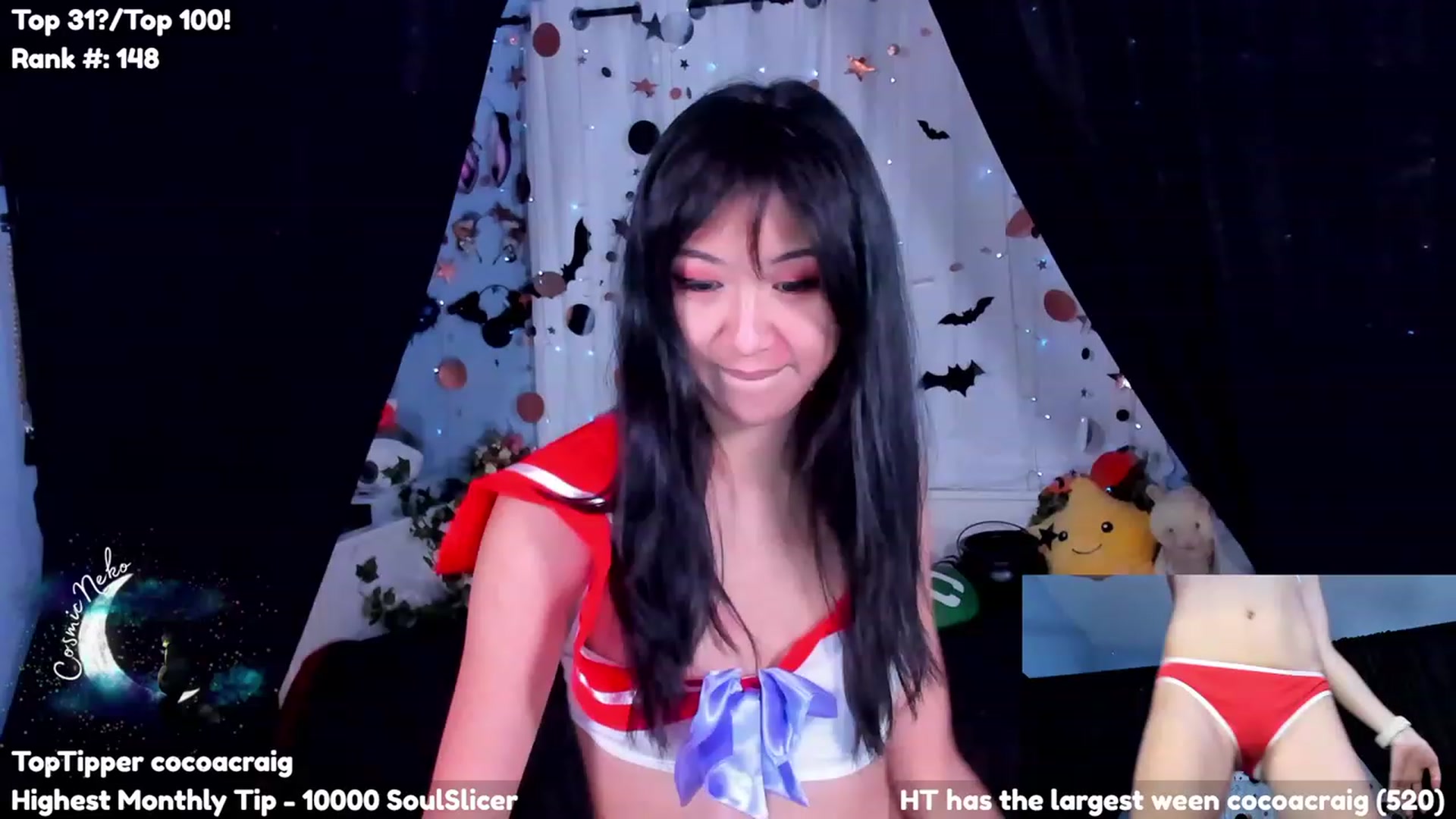 Gallery image thumbnail from CosmicNeko's myfreecams stream on, 10/17/2023, 05:26 image 6 of 20