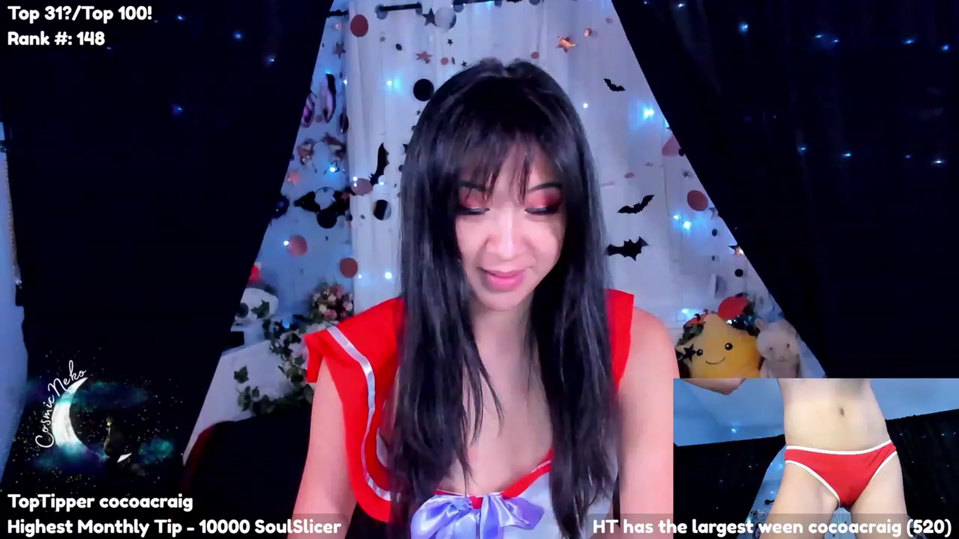 Gallery image thumbnail from CosmicNeko's myfreecams stream on, 10/17/2023, 05:26 image 4 of 20