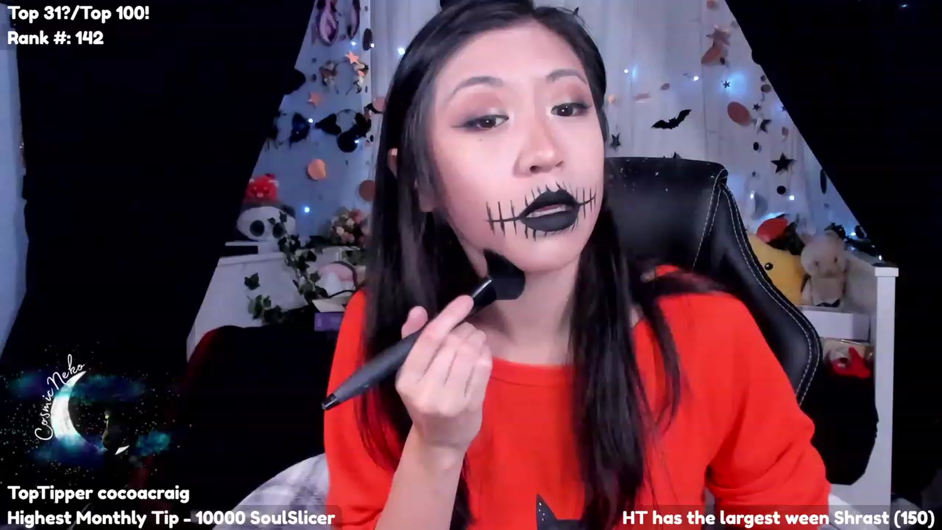 Gallery image thumbnail from CosmicNeko's myfreecams stream on, 10/17/2023, 23:05 image 12 of 20