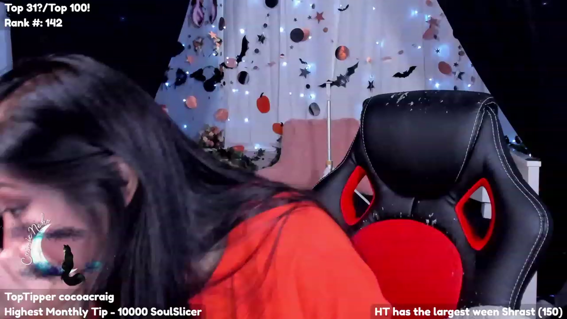 Gallery image thumbnail from CosmicNeko's myfreecams stream on, 10/17/2023, 23:05 image 16 of 20