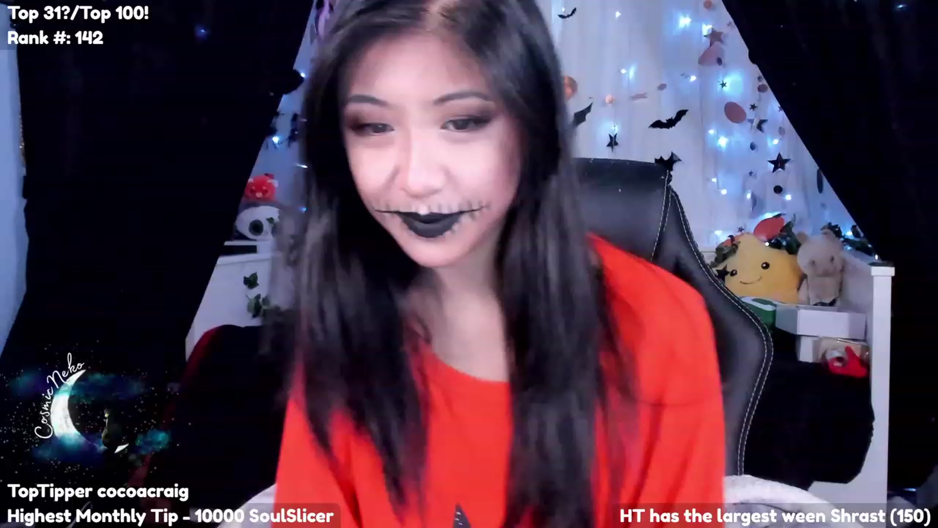 Gallery image thumbnail from CosmicNeko's myfreecams stream on, 10/17/2023, 23:05 image 19 of 20
