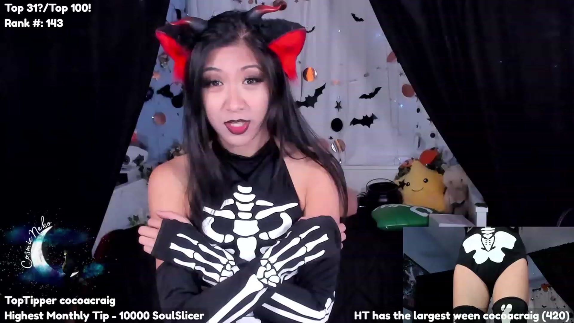 Gallery image thumbnail from CosmicNeko's myfreecams stream on, 10/18/2023, 04:32 image 2 of 20