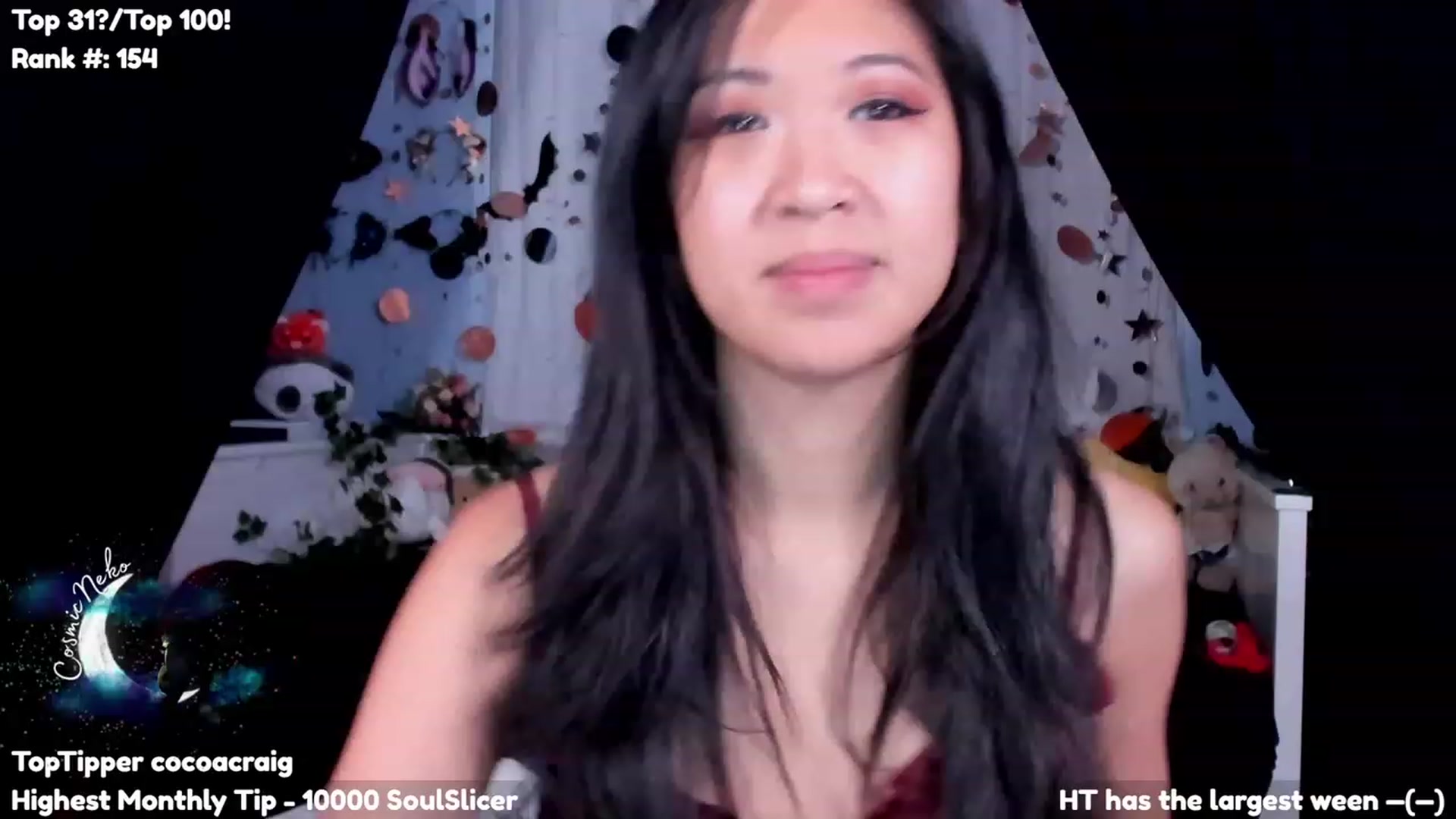 Gallery image thumbnail from CosmicNeko's myfreecams stream on, 10/19/2023, 19:16 image 1 of 20