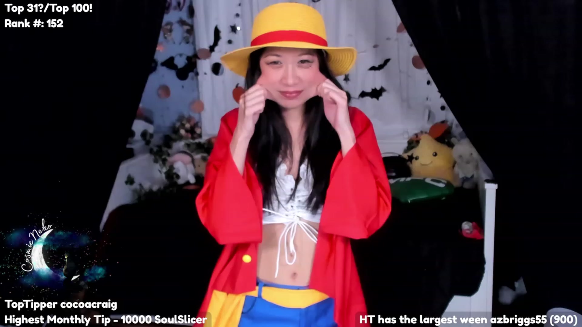 Gallery image thumbnail from CosmicNeko's myfreecams stream on, 10/20/2023, 03:57 image 10 of 20