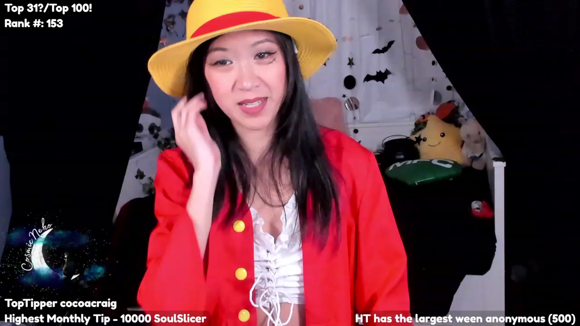 Gallery image thumbnail from CosmicNeko's myfreecams stream on, 10/20/2023, 03:57 image 1 of 20