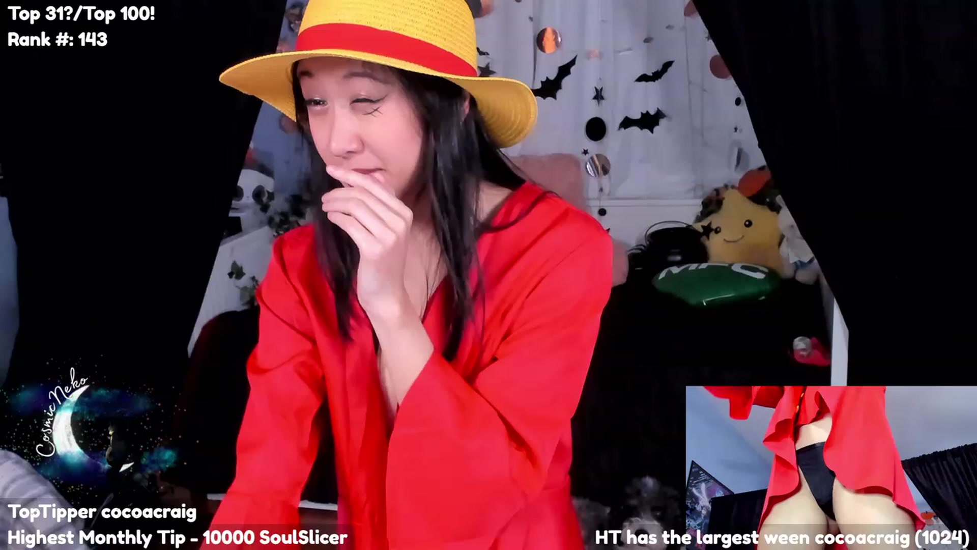 Gallery image thumbnail from CosmicNeko's myfreecams stream on, 10/20/2023, 04:19 image 5 of 20