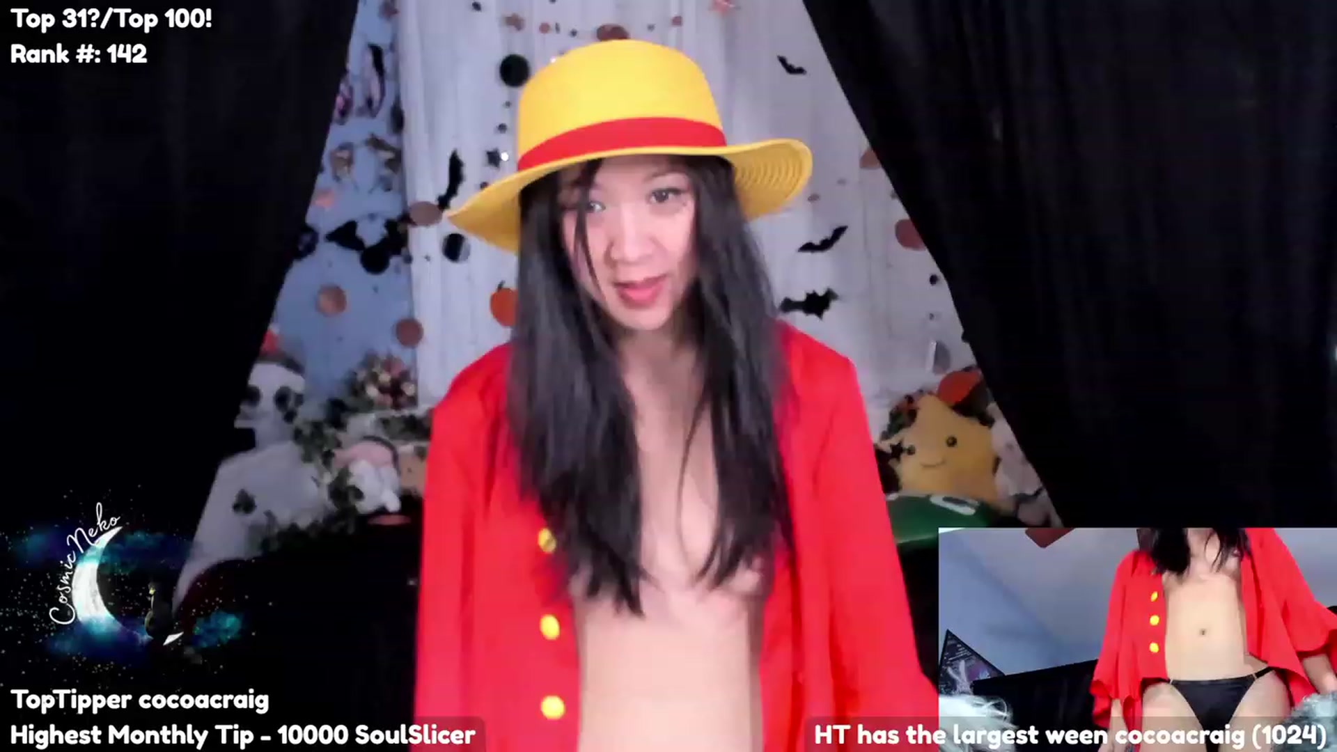Gallery image thumbnail from CosmicNeko's myfreecams stream on, 10/20/2023, 04:19 image 15 of 20