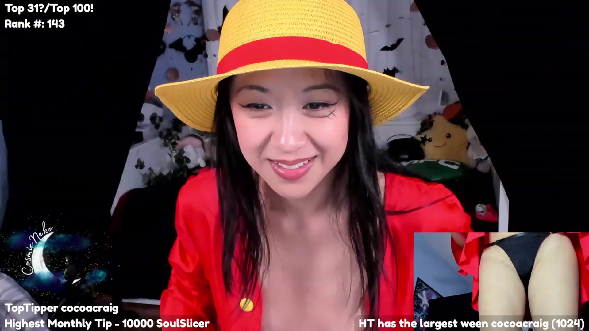 Gallery image thumbnail from CosmicNeko's myfreecams stream on, 10/20/2023, 04:19 image 7 of 20