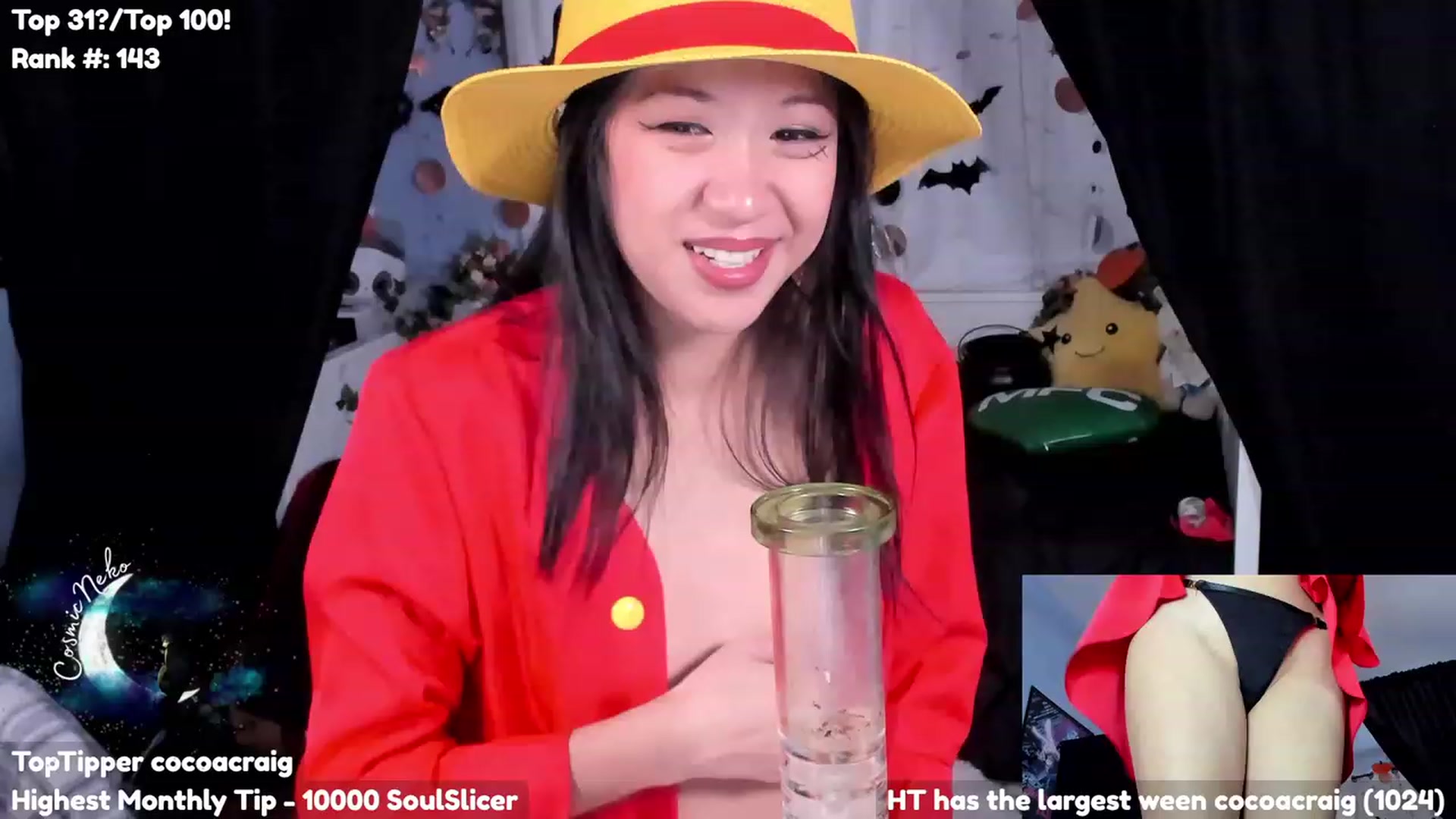Gallery image thumbnail from CosmicNeko's myfreecams stream on, 10/20/2023, 04:19 image 2 of 20