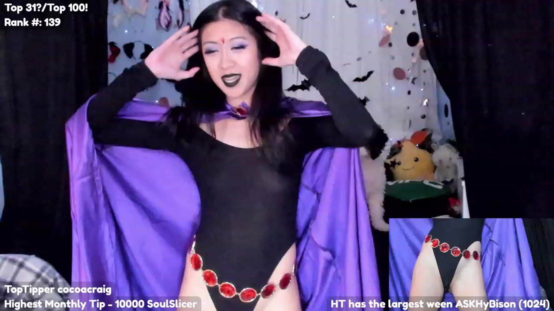 Gallery image thumbnail from CosmicNeko's myfreecams stream on, 10/21/2023, 05:21 image 9 of 20
