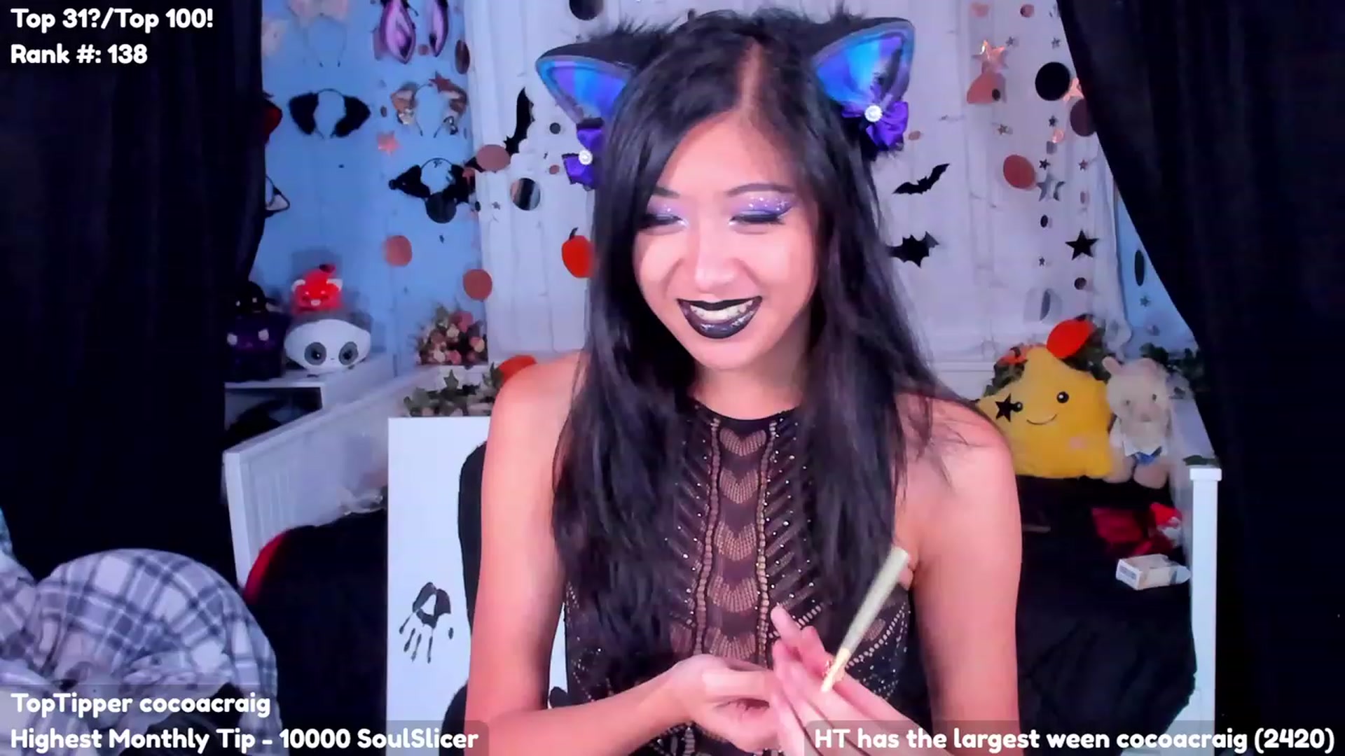 Gallery image thumbnail from CosmicNeko's myfreecams stream on, 10/25/2023, 05:13 image 6 of 20
