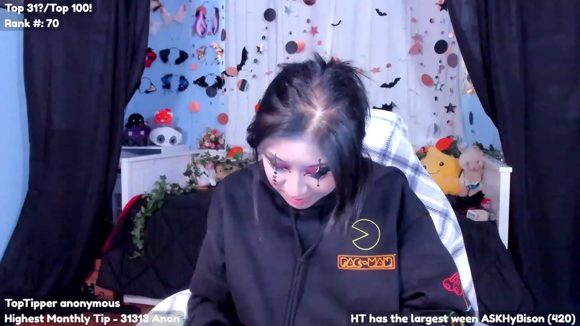 Gallery image thumbnail from CosmicNeko's myfreecams stream on, 10/26/2023, 23:24 image 16 of 20