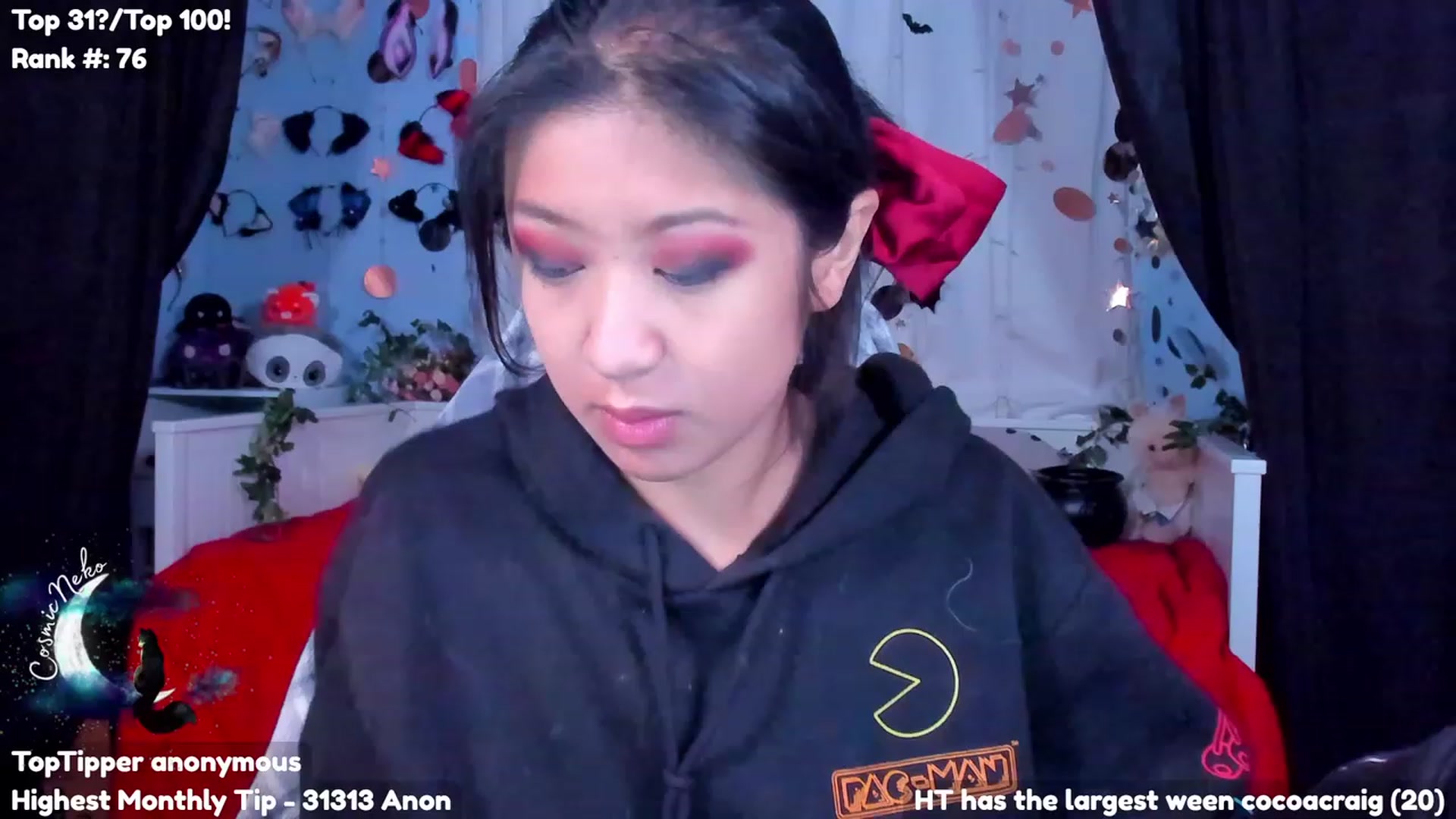 Gallery image thumbnail from CosmicNeko's myfreecams stream on, 10/28/2023, 19:40 image 3 of 20